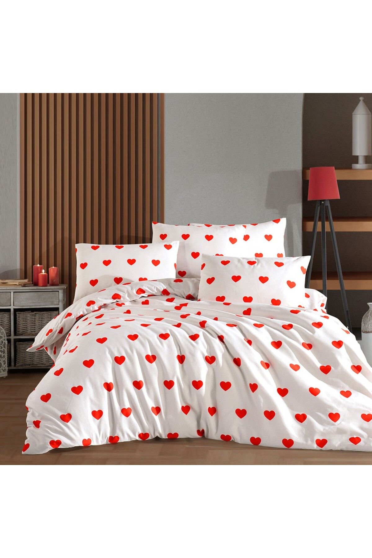 Lief Home Çift Kişilik Nevresim Takımı | 4 Yastık Kılıfı | Lastikli Çarşaflı | 200x220cm