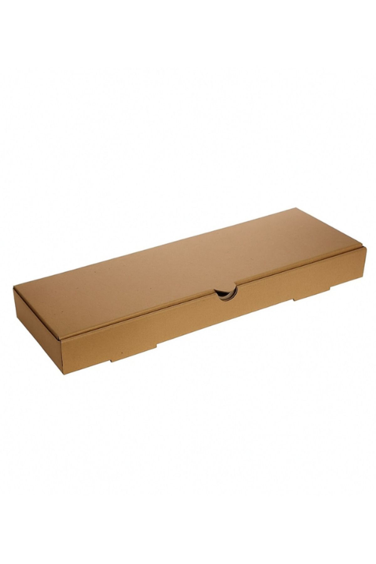Aspak 42x14x4 Cm Baskısız Pide Lahmacun Kutusu-kraft-50 Adet