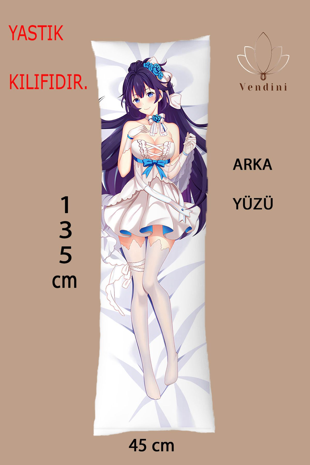 Vendini-Bidirectional Printed Raiden Mei Hugging Pillow Case 2