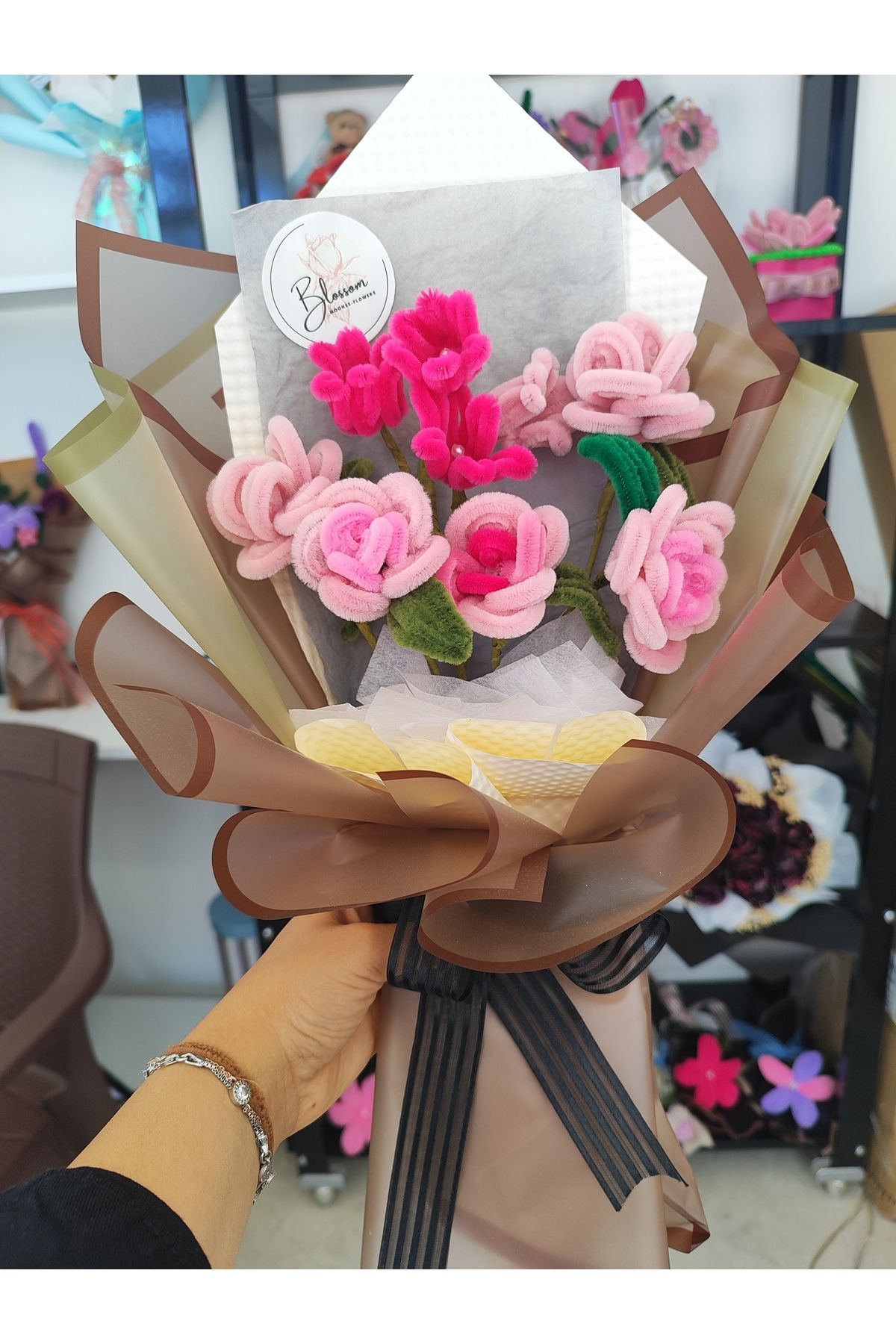 Handmade Gül buketi