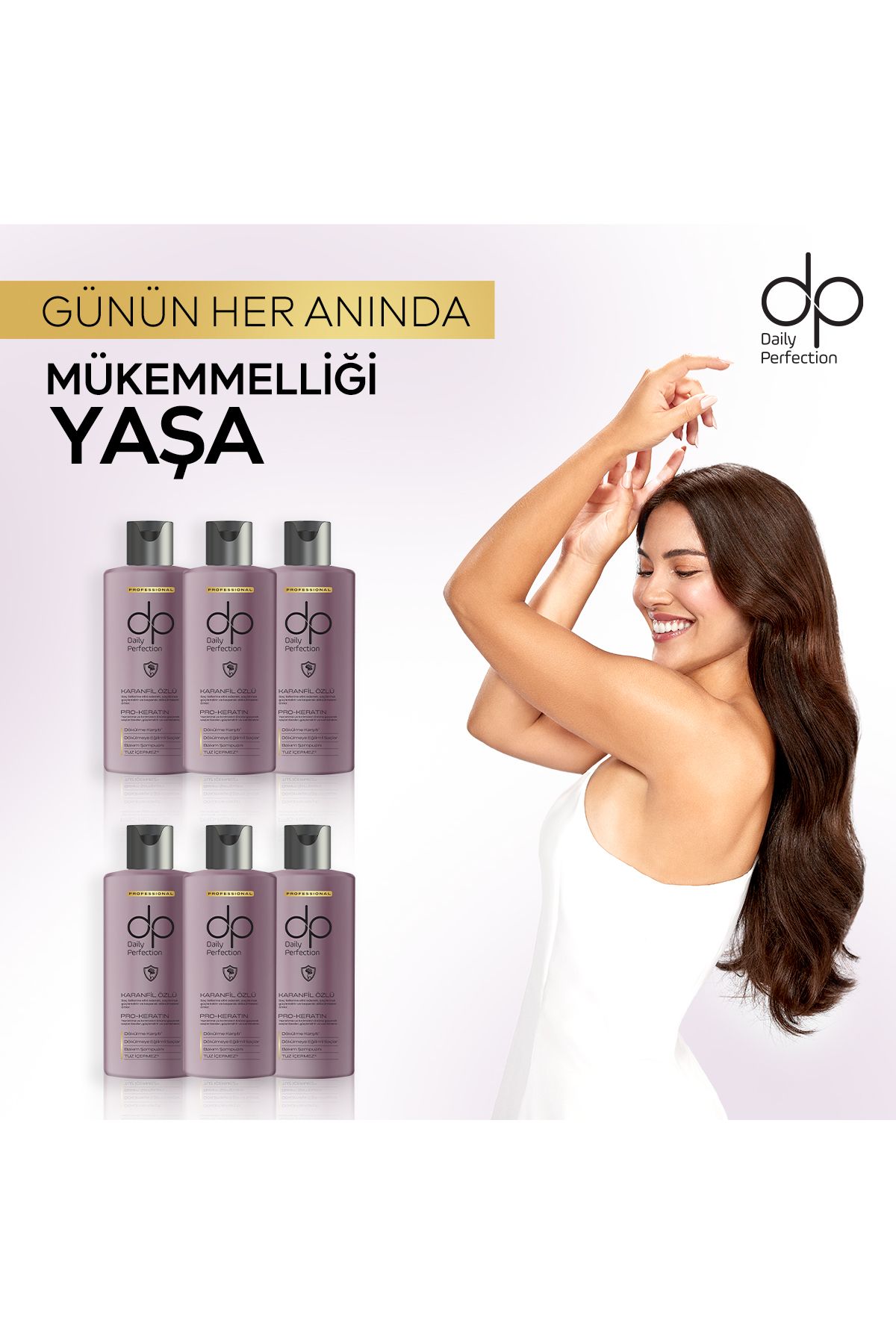 dp Daily Perfection-Shampoo with Carnation Extract 200 ml 4