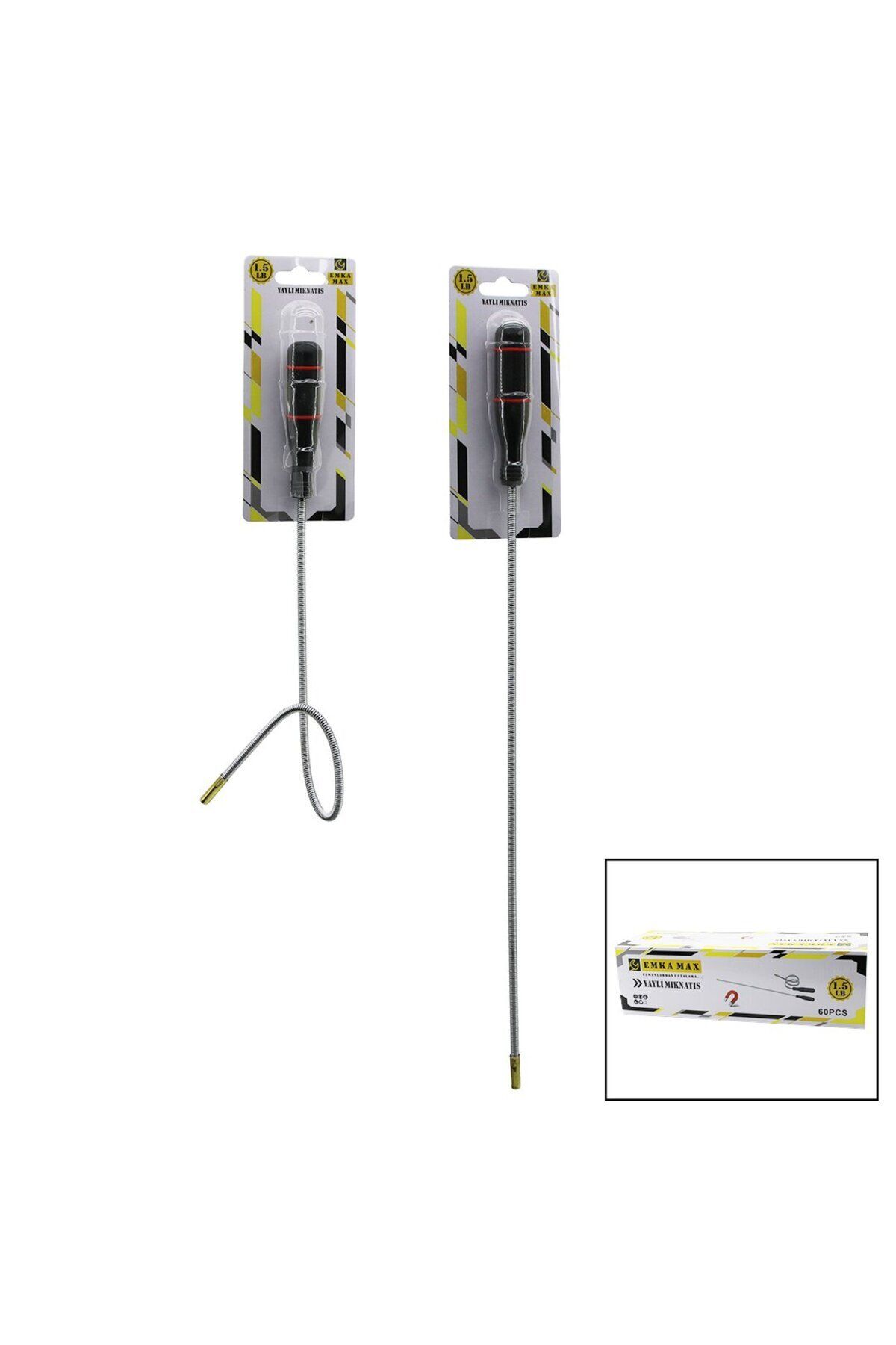 teknotrust Yaylı metal toplama çubuğu, 54 cm, saplı, dayanıklı ve kullanışlı seçenek