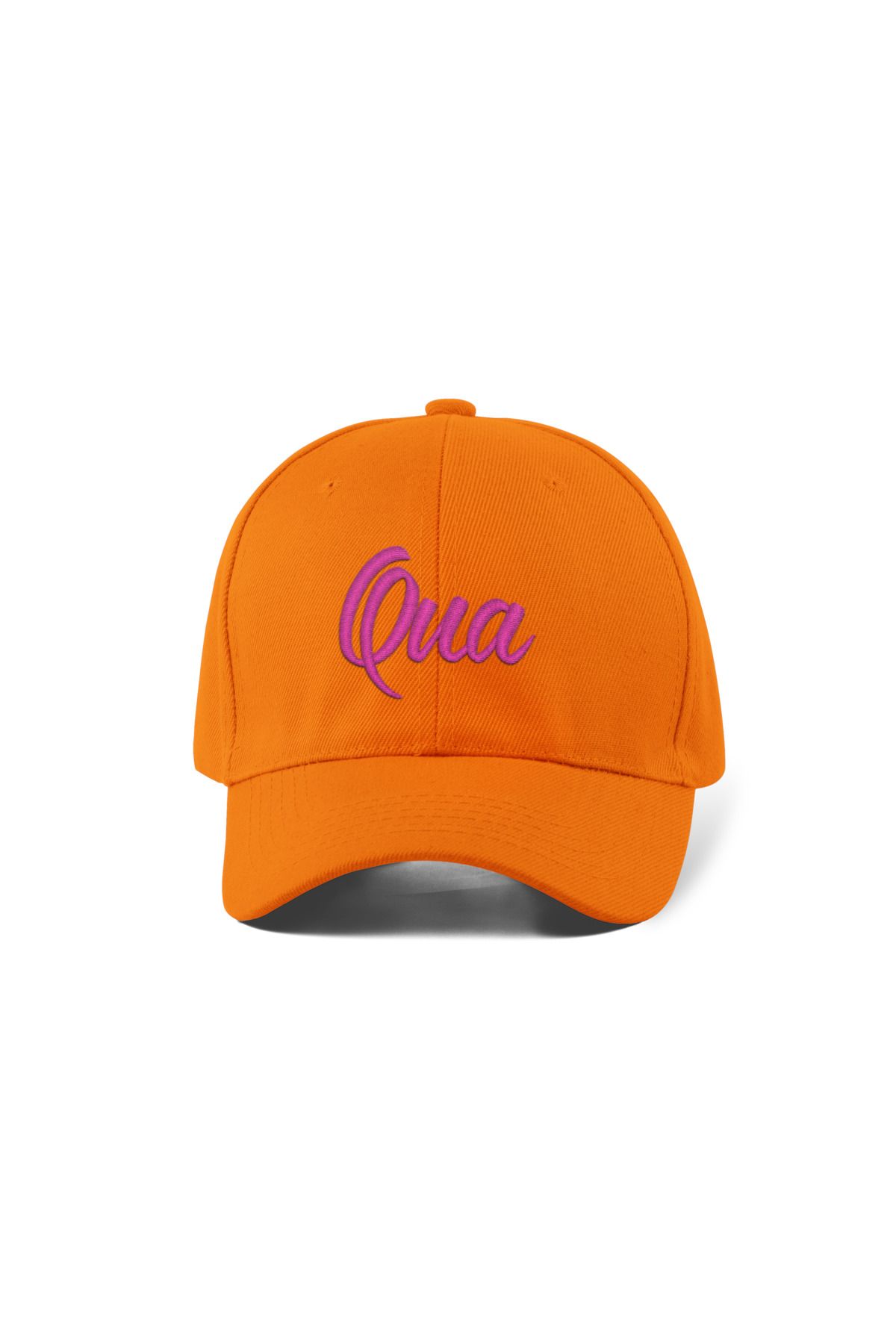 QUATEX Qua Nakışlı Turuncu Spor Şapka Unisex Arkası Cırtlı Ayarlanabilir A Kalite Üründür