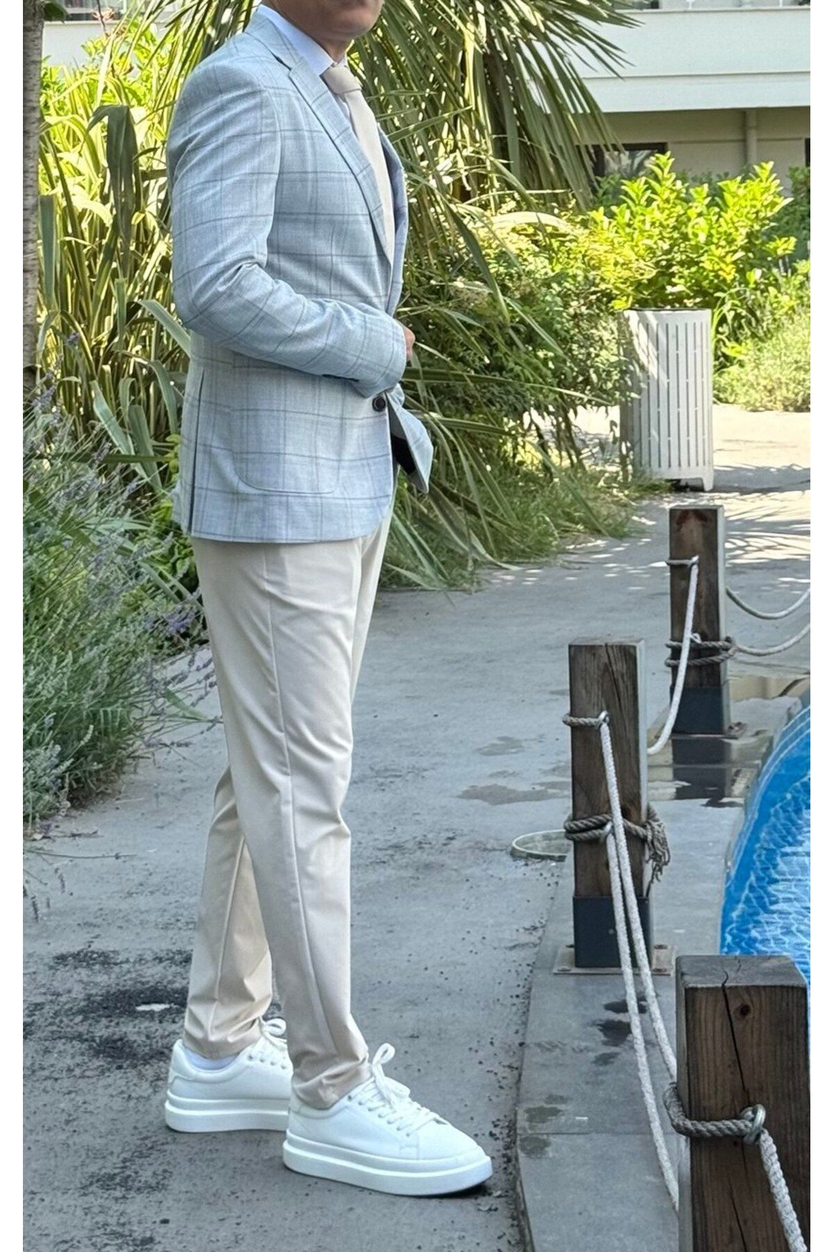 ACTUAL Blazer Slim Fit Blazer Tek Ceket 7148-1 R4 Gri