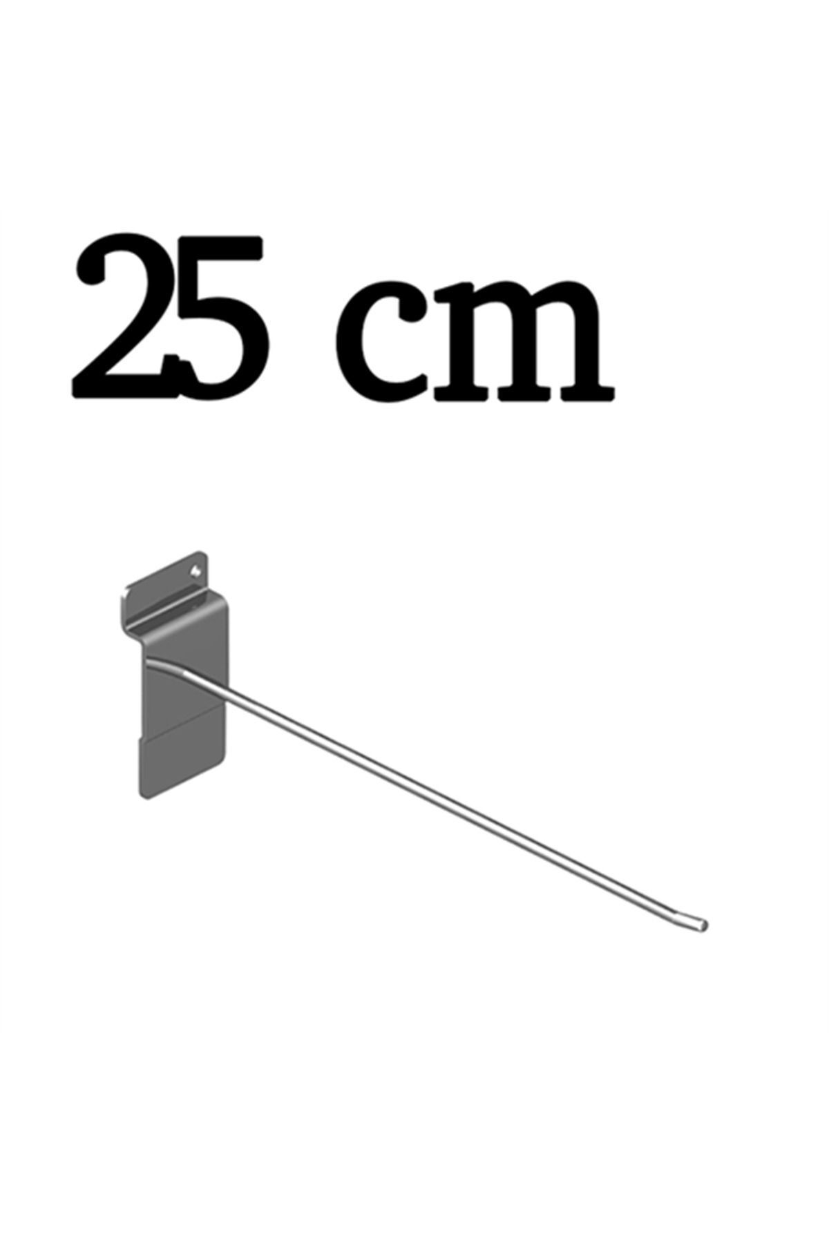 teknotrust 25 cm Çok Amaçlı Kanallı Pano Kancası, 20'li Paket