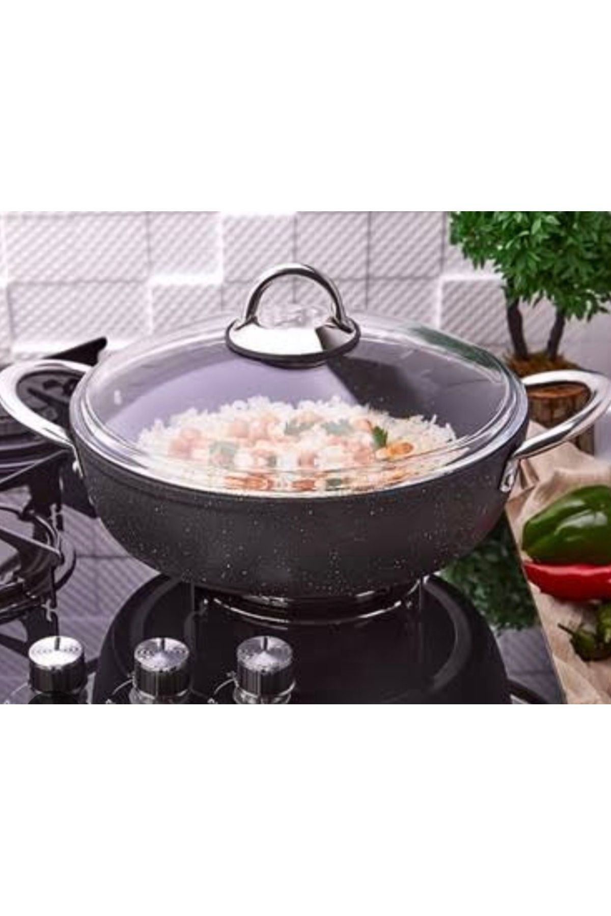 defnesare POLOCHEF GRANİT 24 CM BASIK TENCERE