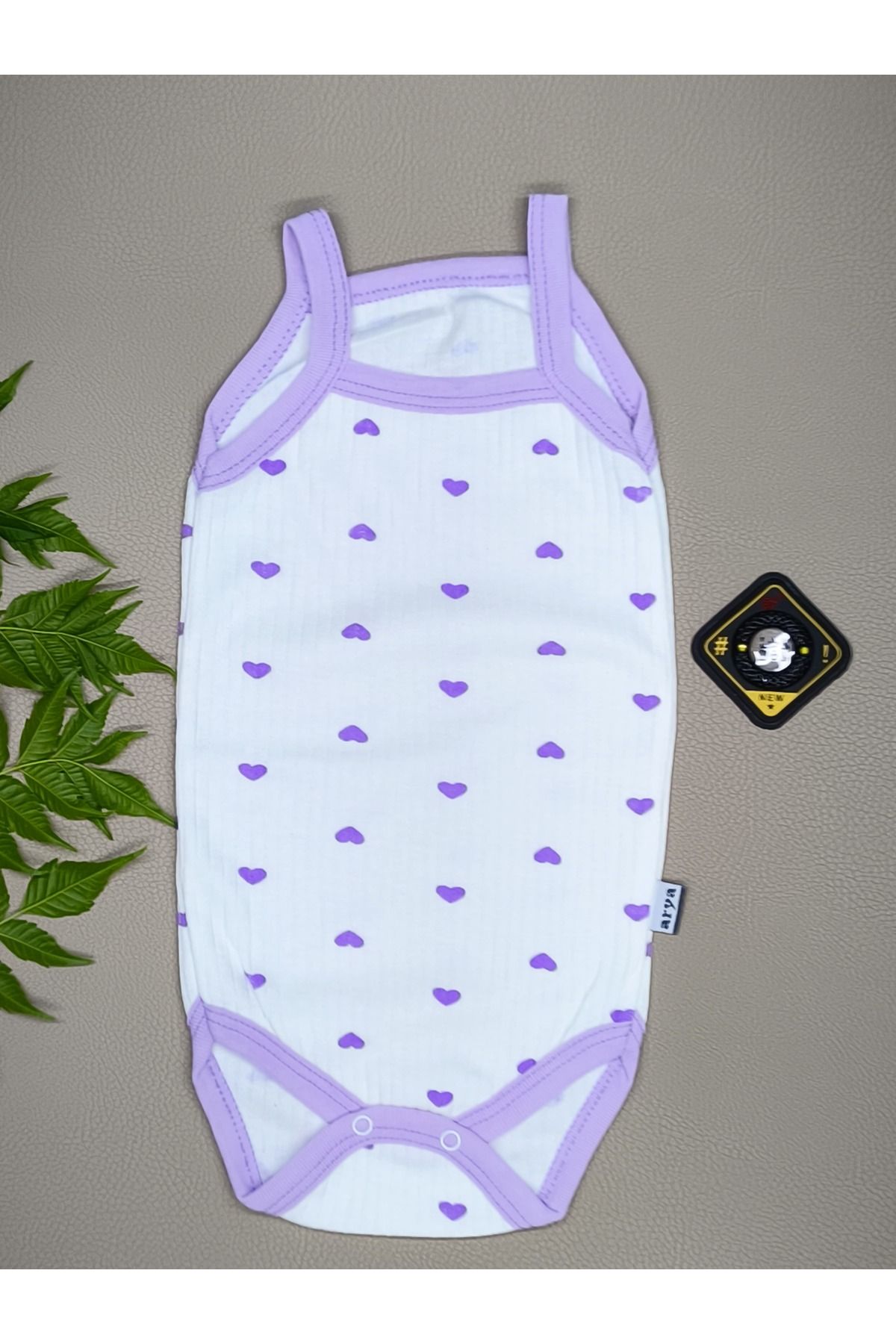vieso İP ASKILI KIZ BEBEK ATLET BODY ÇITÇITLI