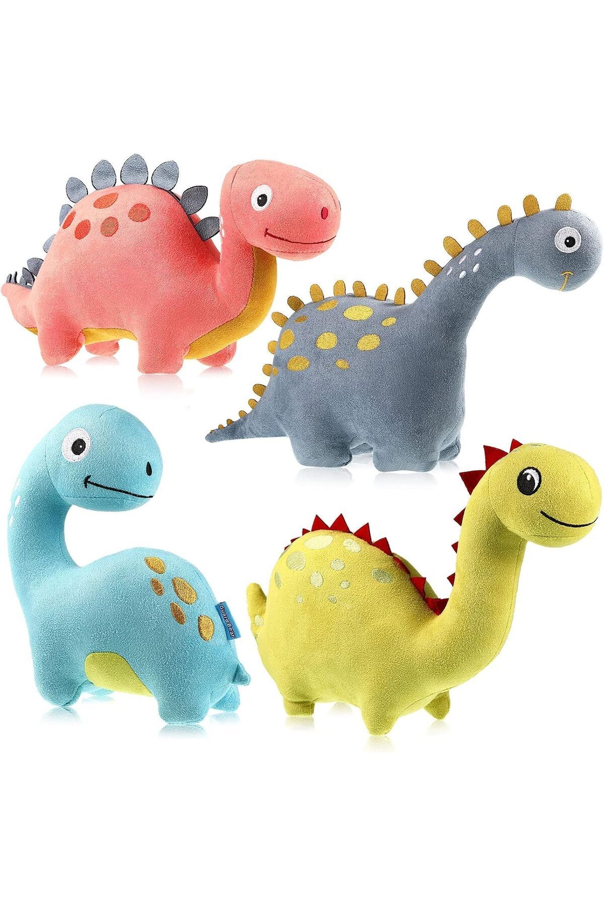 ALBARSHA 4 Parça Küçük Dinozor Peluş Oyuncak