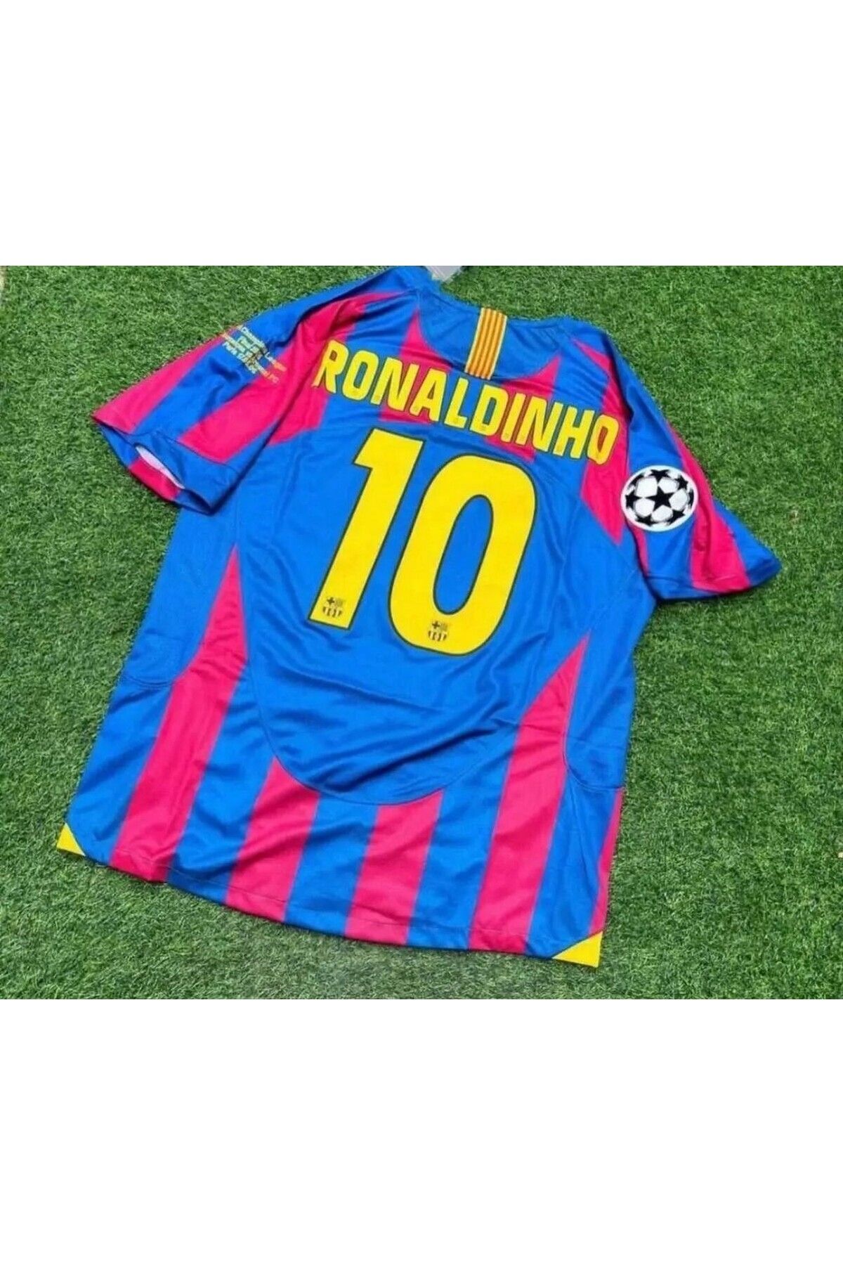 BARBITOS Barcelona Ronaldinho retro şampiyonlar ligi yetişkin forması