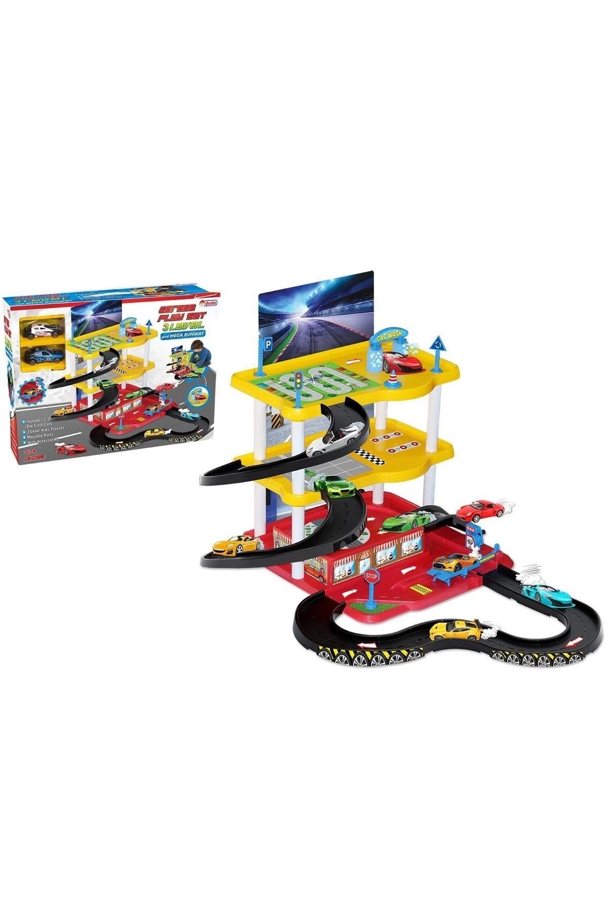 shop 03068 3 KATLI GARAJ OYUN SETİ