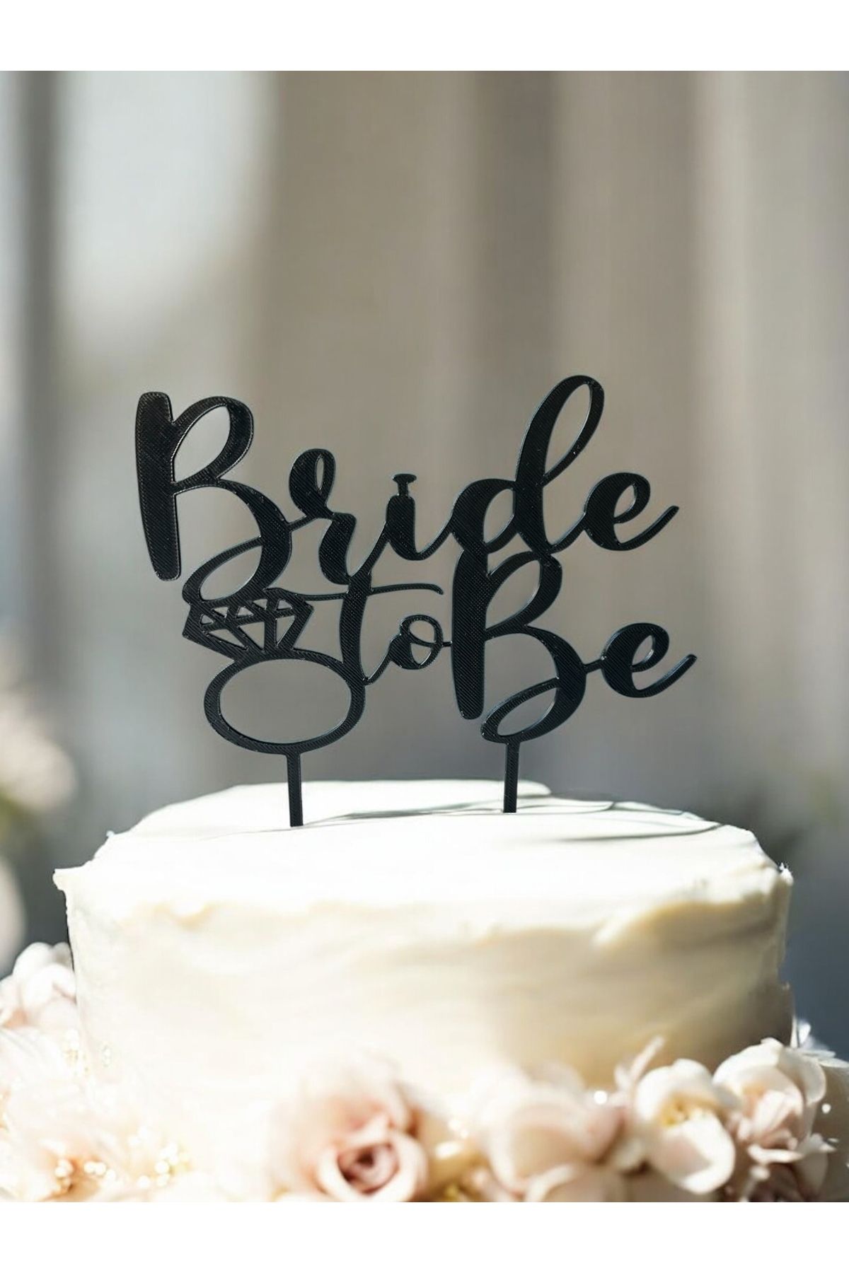 Home Bride to Be Pasta Süsü – Bekarlığa Veda Pasta Üstü Yazısı – Gelin Partisi Dekoru PLA