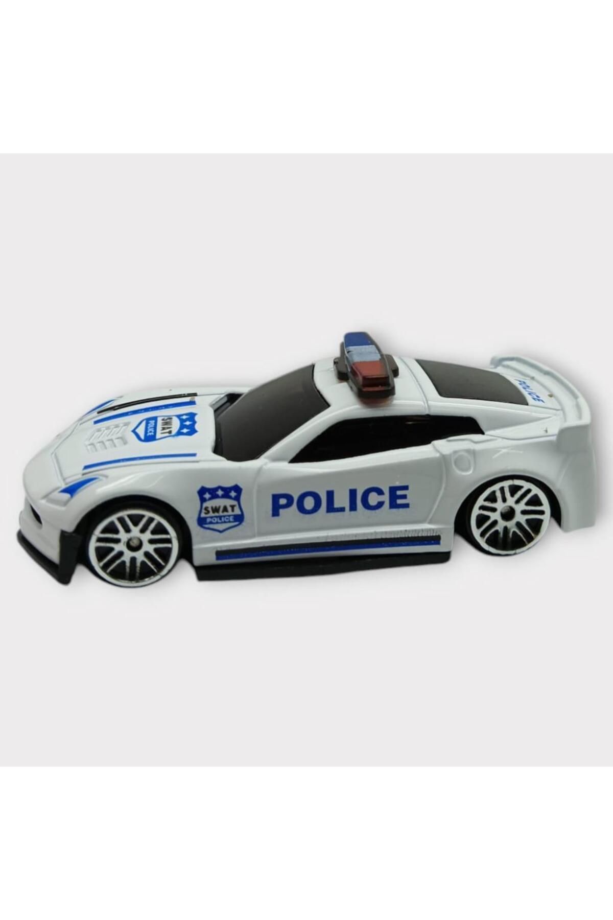 S PAZARIM Metal Mini Polis Arabası 8 cm - Polis - 1