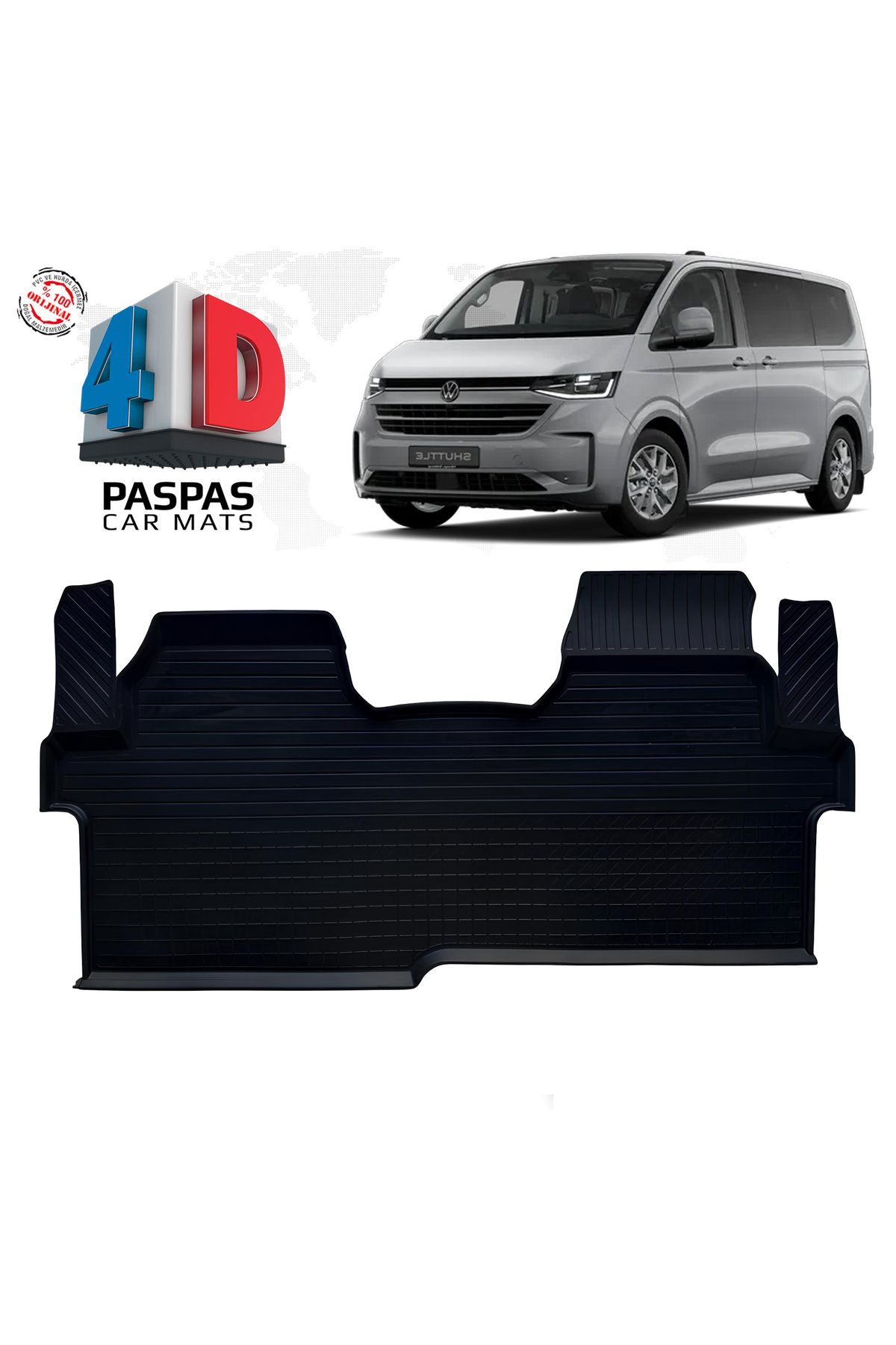 FA OTOMOTİV Volkswagen Caravelle 4D Havuzlu Paspas 2025 Model ve Sonrası
