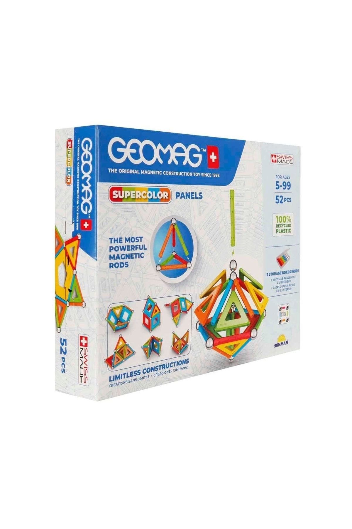 shop 000378 Renkli Manyetik Zeka Oyunu 52 Parça -Sunman