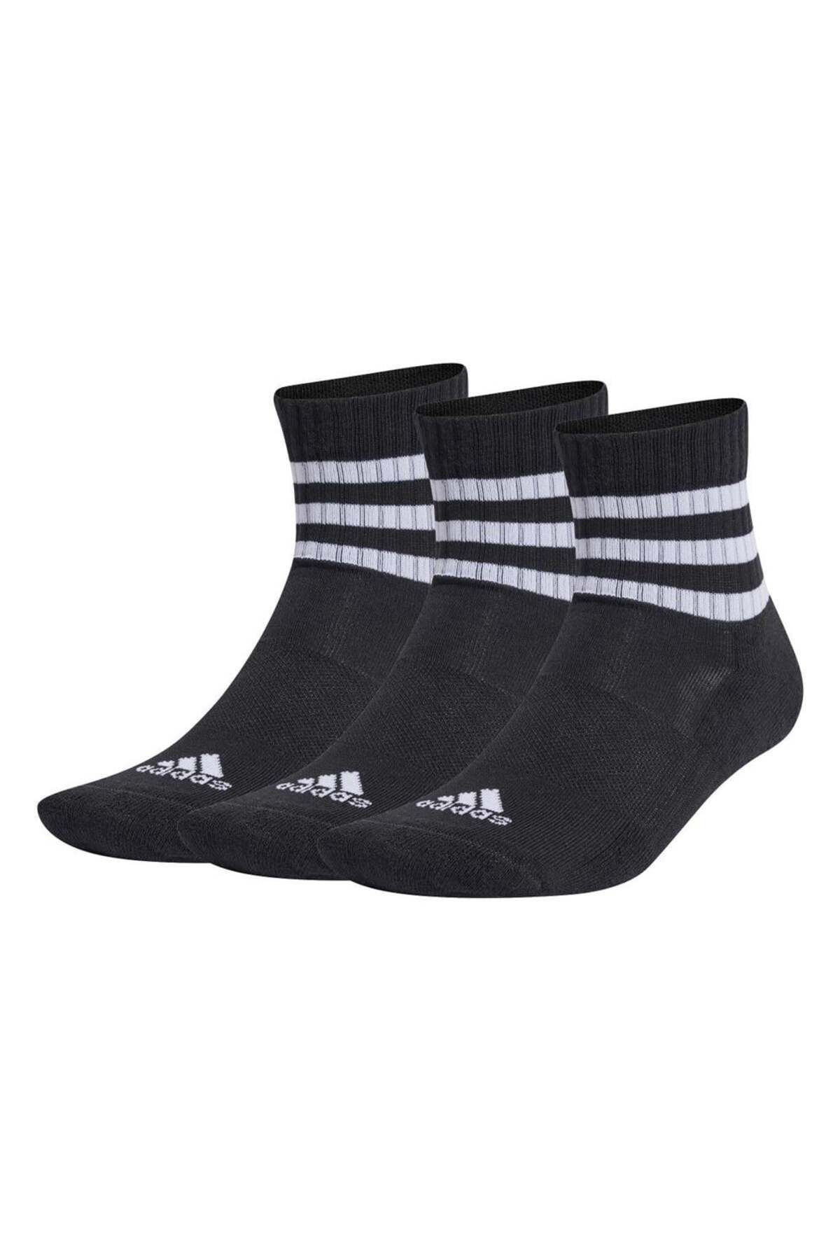 adidas ADİDAS 3S C SPW MID 3P IC1317 Unisex BLACK/WHITE Spor Çorap