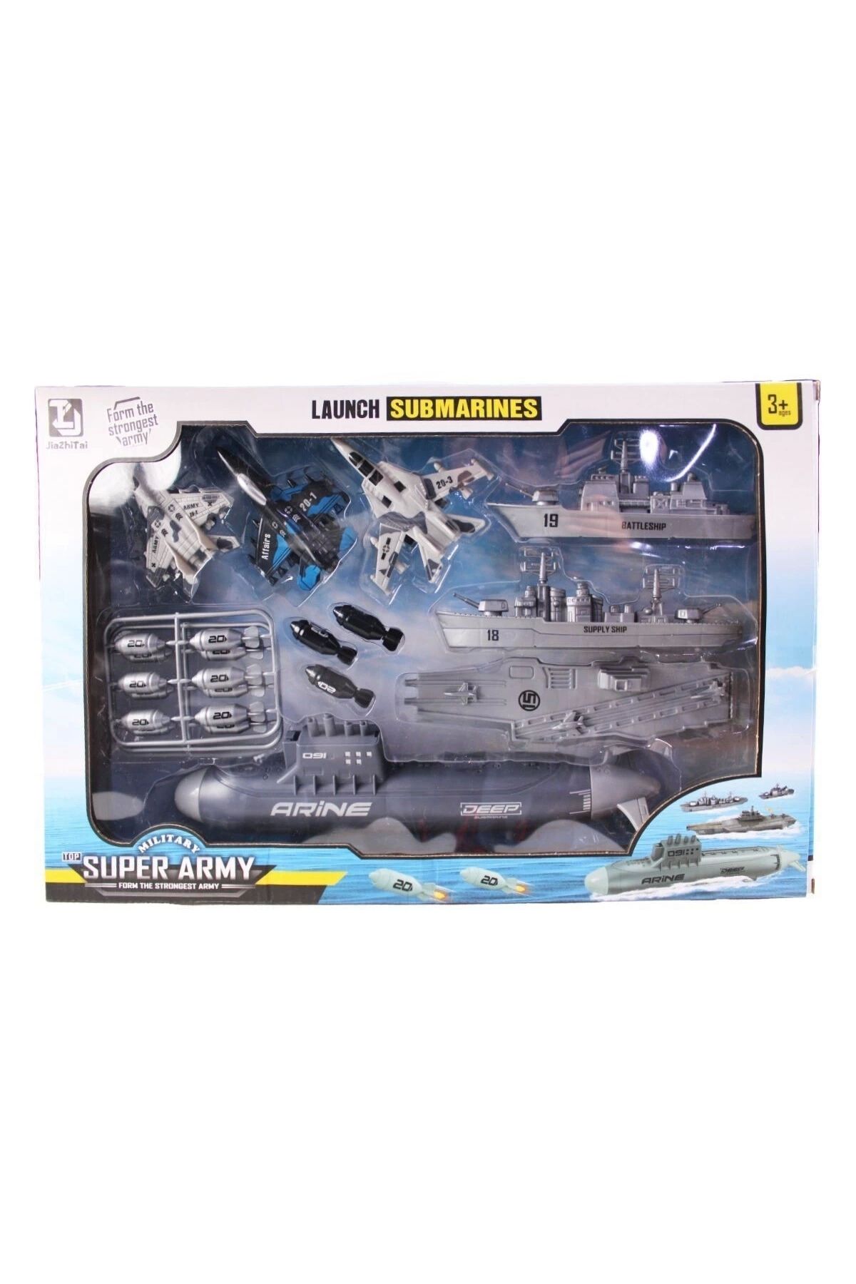 shop KZL-T074 Denizaltılı Savaş Oyun Seti -Kızılkaya Oyuncak