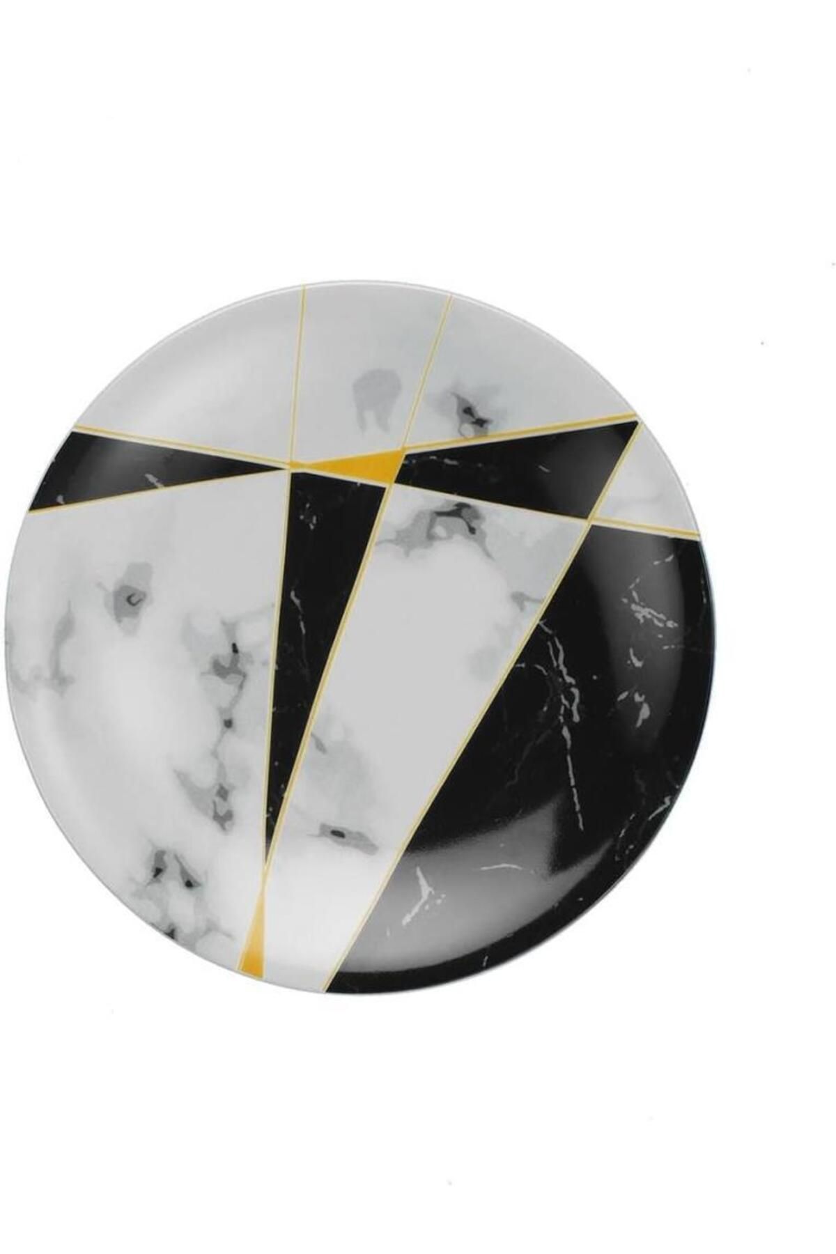 Kütahya Porselen Marble 6 kişilik Servis Tabağı 27 Cm
