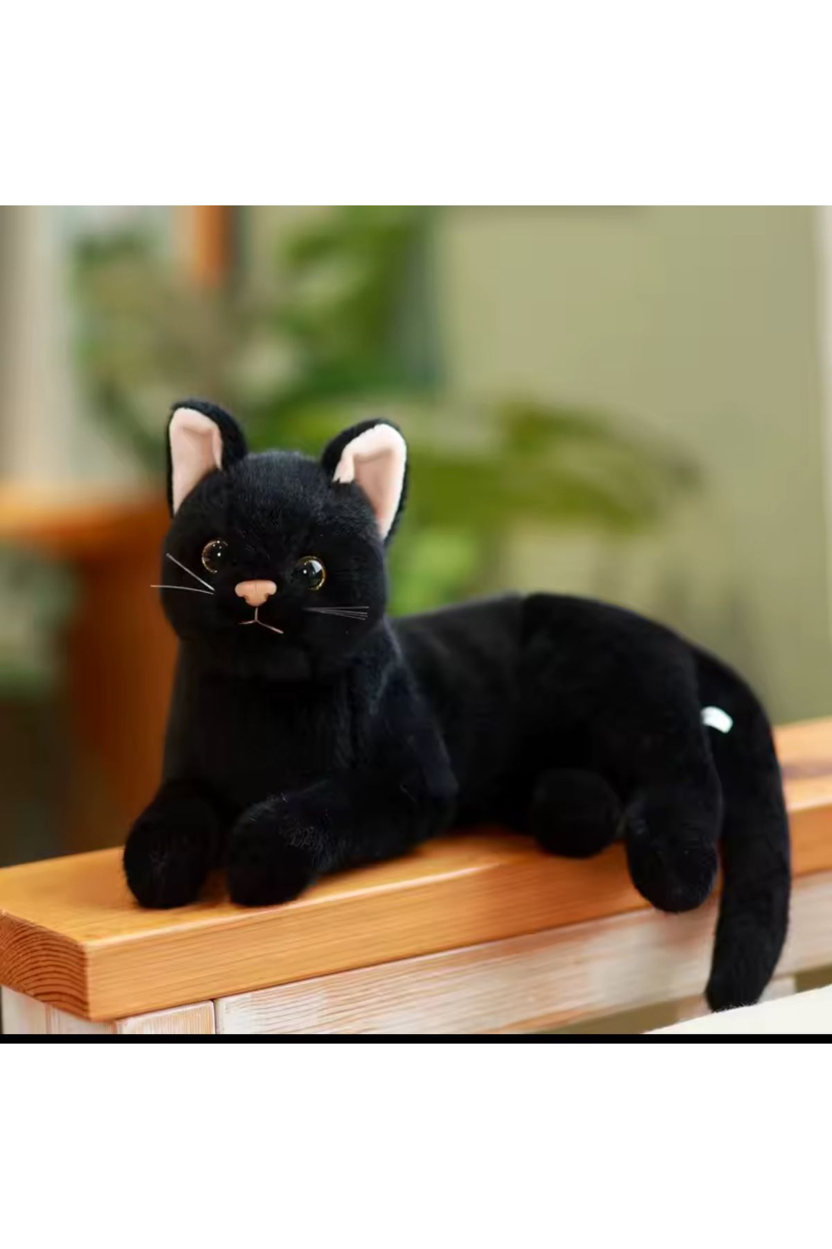 Charmer princesses peluş kedi oturan kedi peluş oyuncak uyku arkadaşı kedi gerçek kedi hissi ithal 30 cm kedi