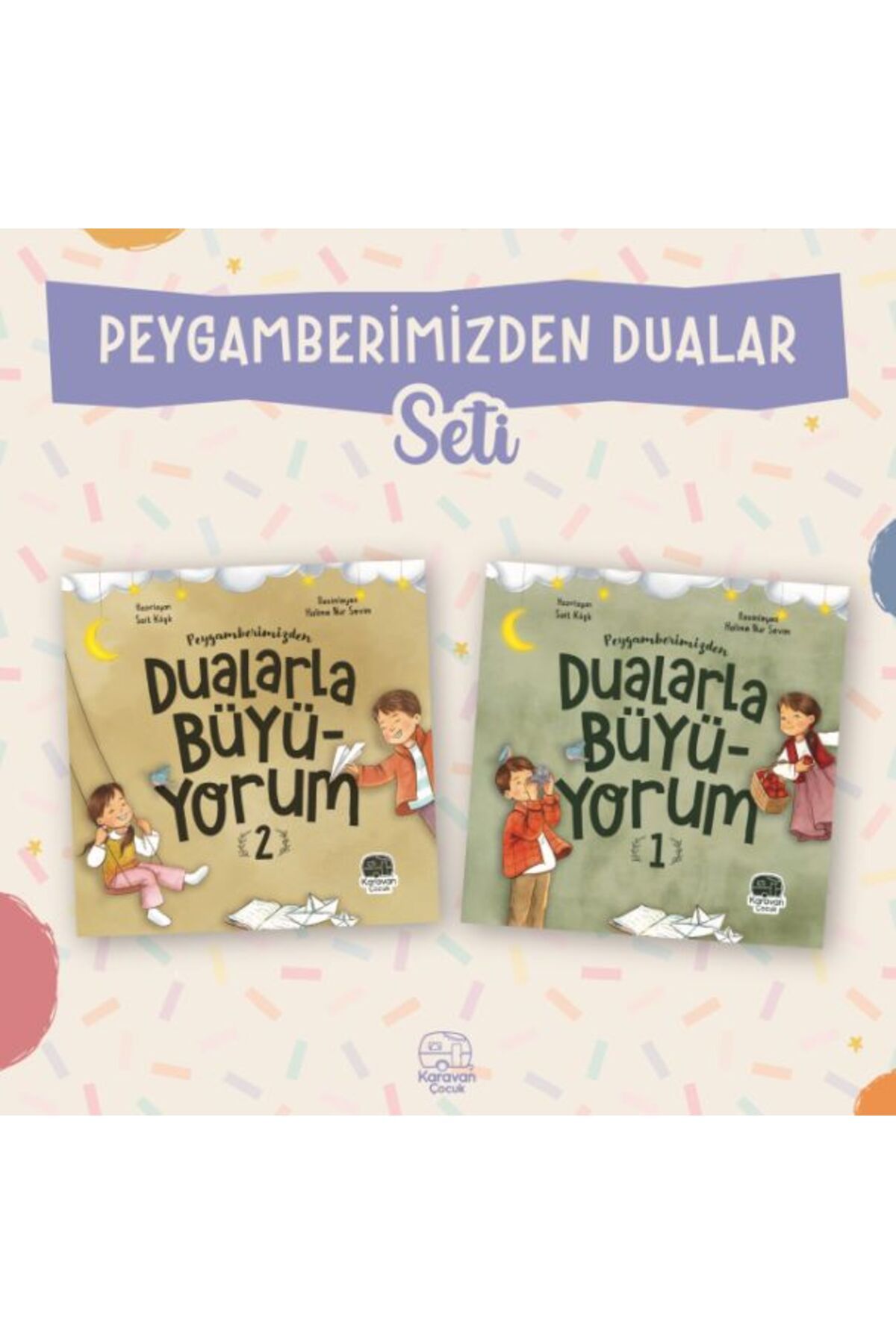 Karavan Çocuk Peygamberimizden Dualar Seti (2 Kitap)