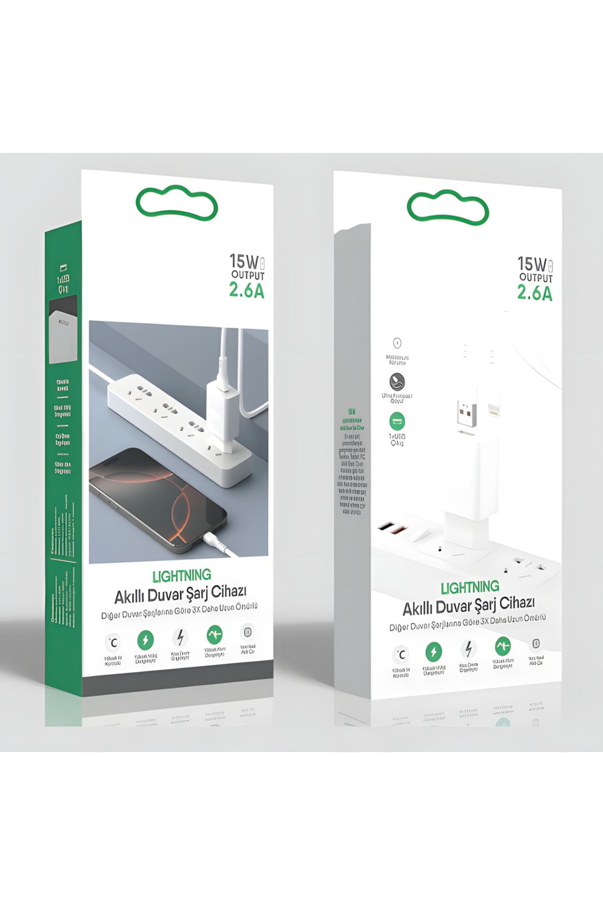 Kgntech Akıllı Duvar Şarj Aleti Lıghtnıng 15W