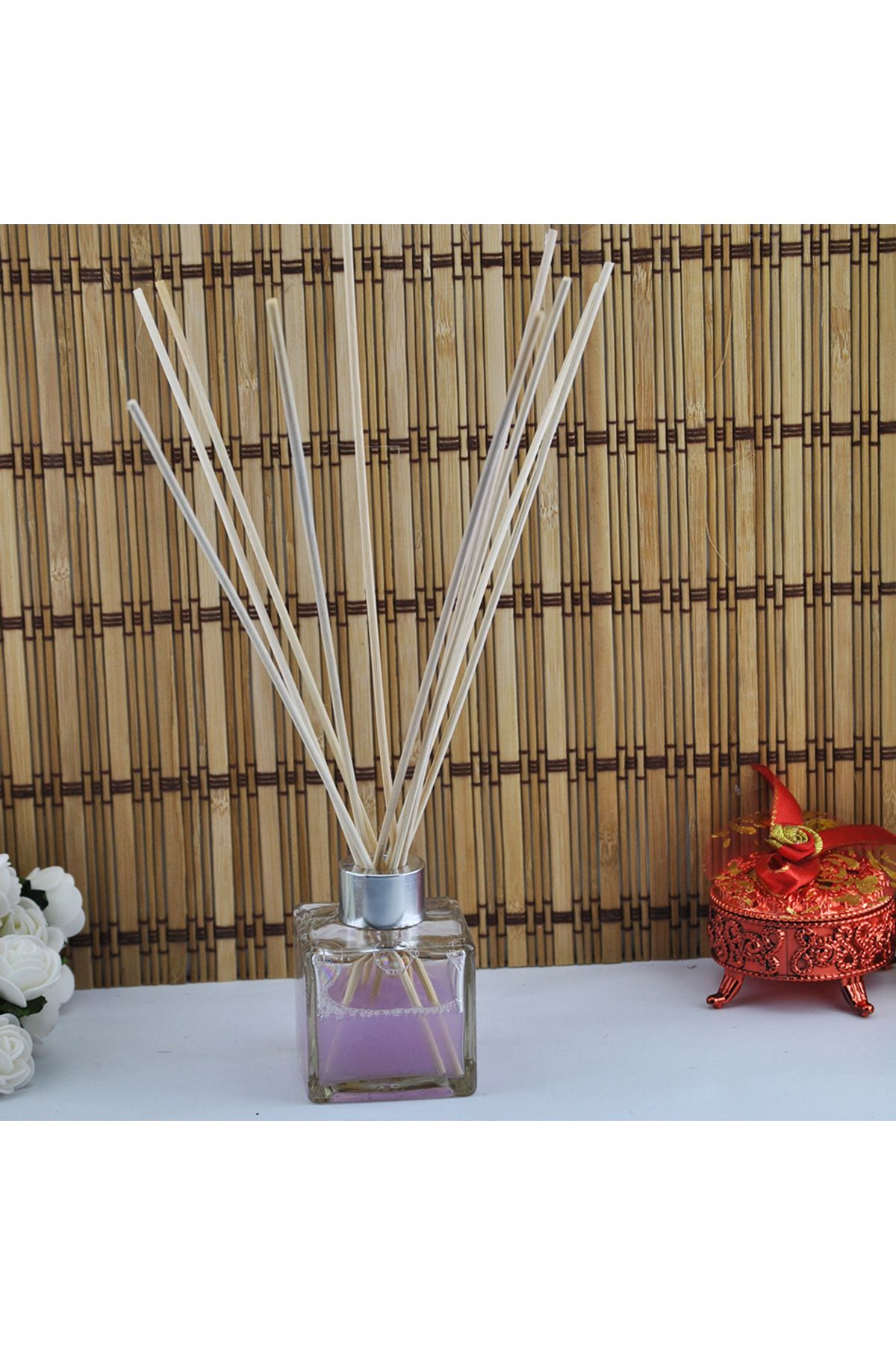 Eminonutoptanci Bambu Rattan Koku Çubuk (Bambu Çubuk) 20 Cm (50 Adet)