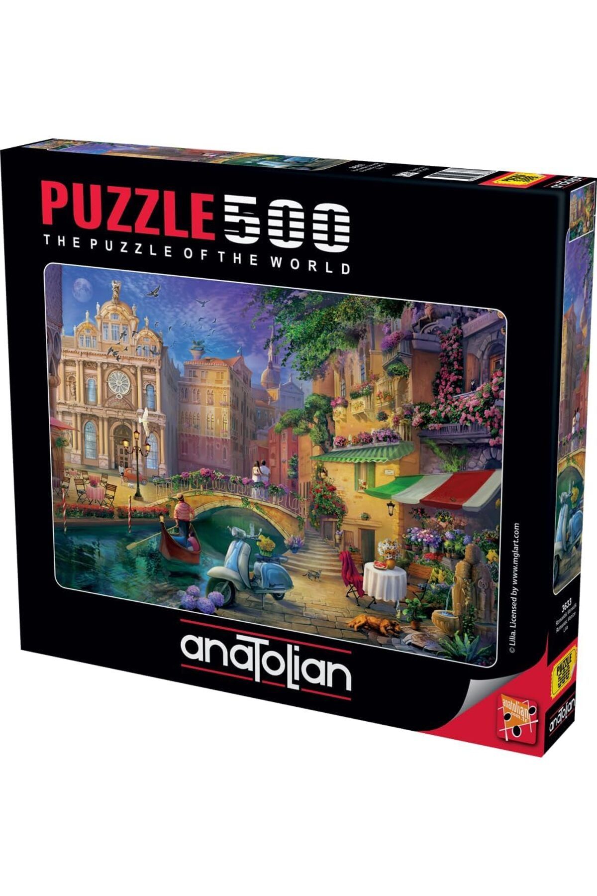 STOREMAX jvnnastore 500 Parça Puzzle: Romantik Venedik 646268