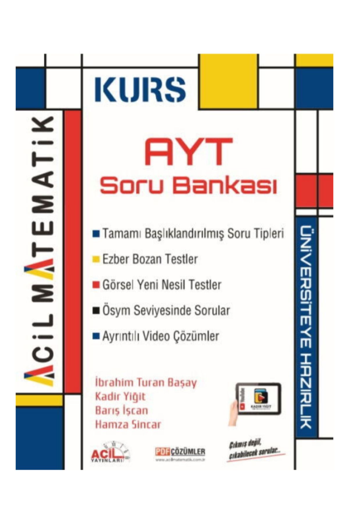 Acil Yayınları Acil Matematik AYT Matematik KURS Soru Bankası