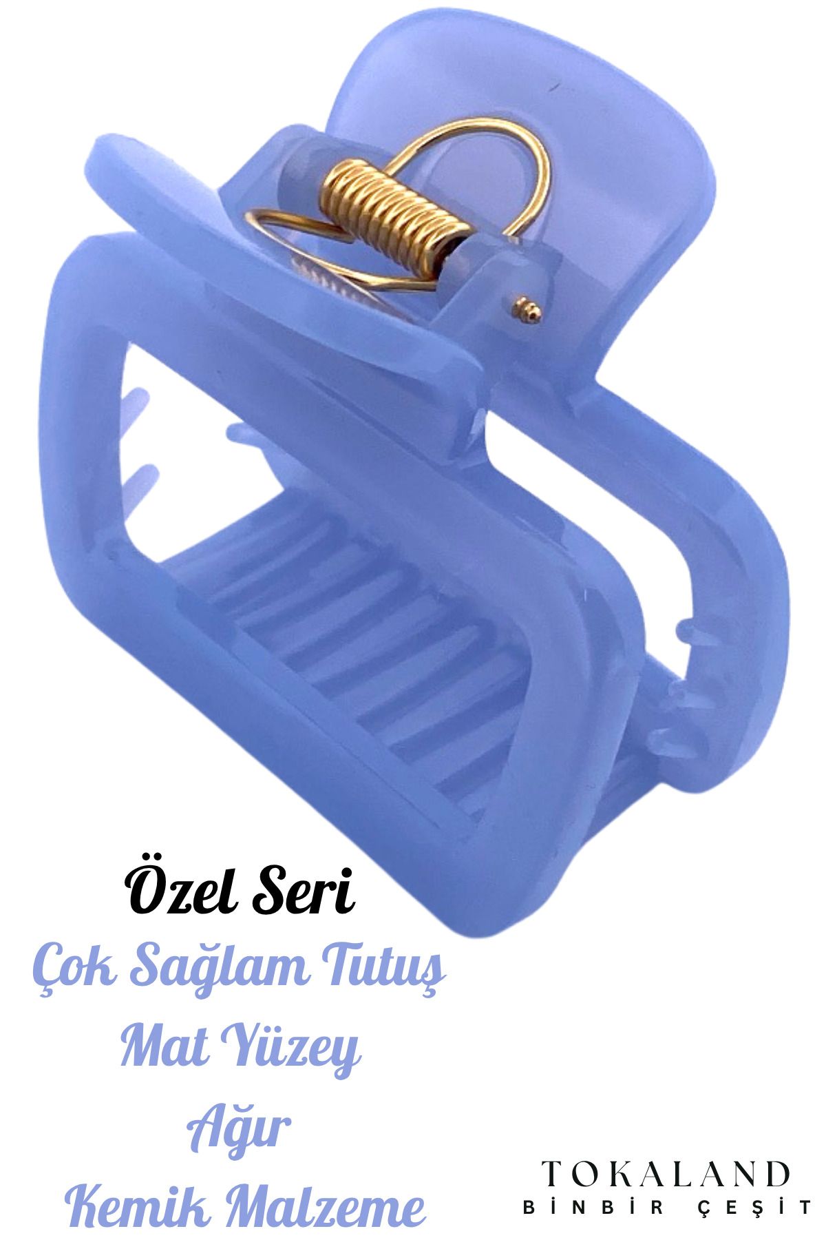 TOKALAND Mat Kare Mandal Toka-Mat Renk Toka-Yüksek Kalite Mandal Toka - Orijinal Kaliteli - Luxry Kemik