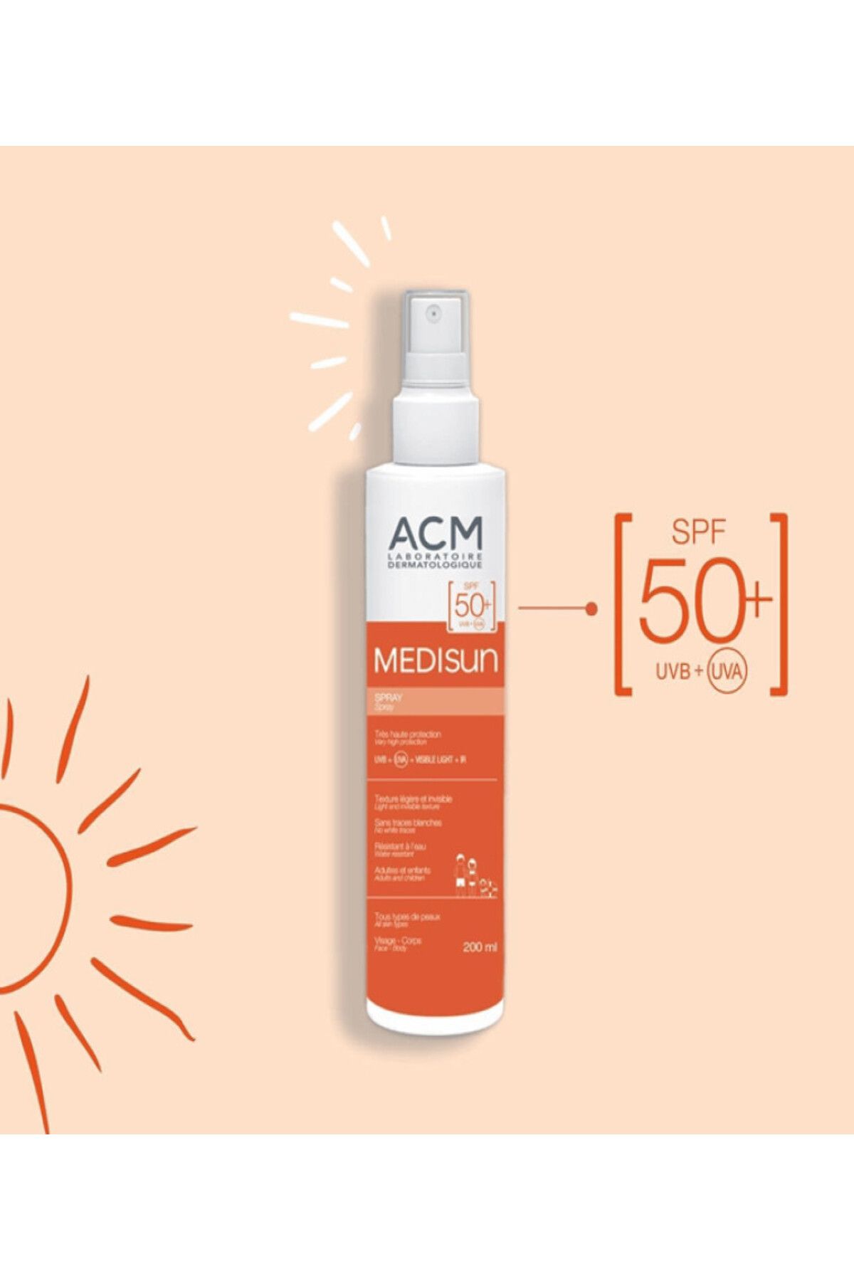 ACM-ACM Medi-Sun Sunscreen Spray SPF 50+ - 200ml3 2