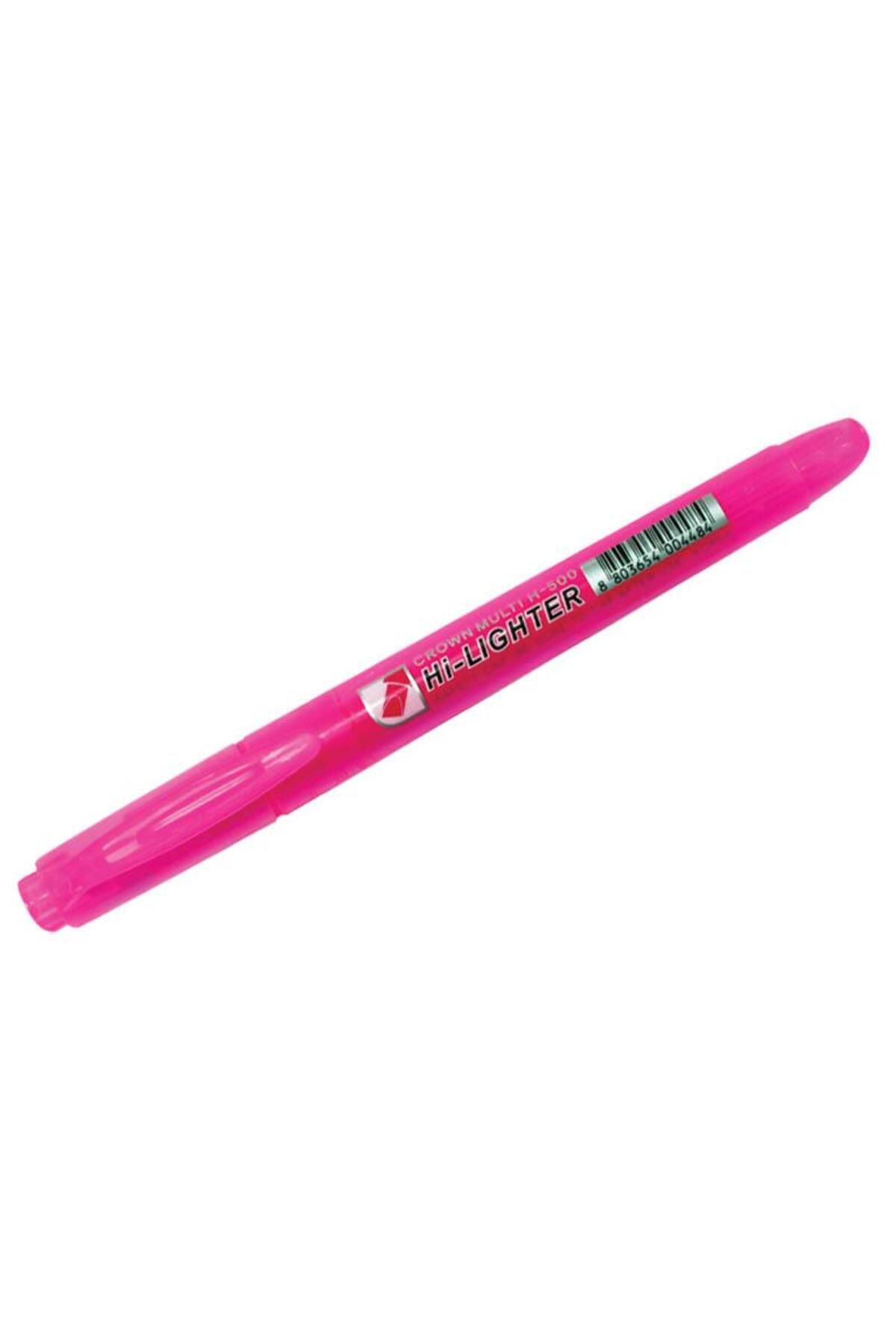 Fatih Crown Multı-H-500 Fosforlu Kalem - Pembe