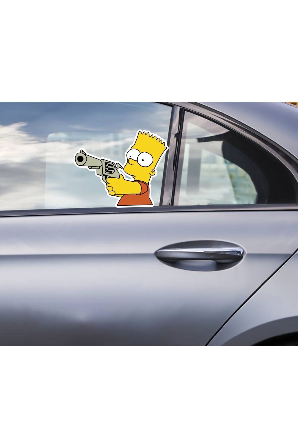 MS Major Selection Bart Simpson Cam, Ayna, Araç, Araba, Oto, Motorsiklet, Kask, Laptop Sticker 7'li