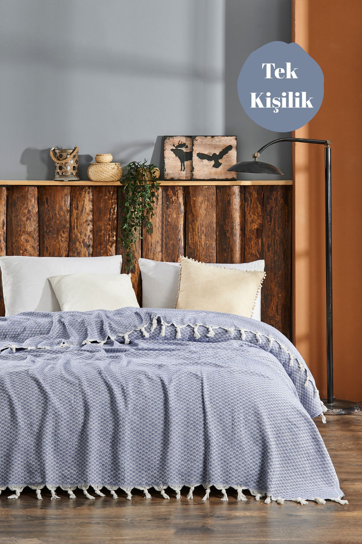 Casnack Hazal Model İndigo Tek Kişilik Pike 170x210cm