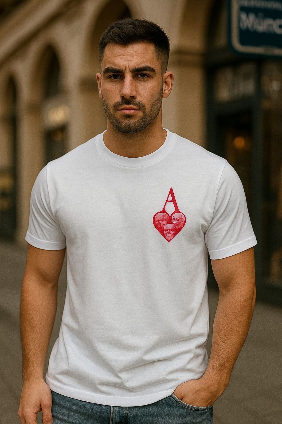 ELZE MODA A KALİTE PREMİUM UNİSEX BASKILI T-SHİRT