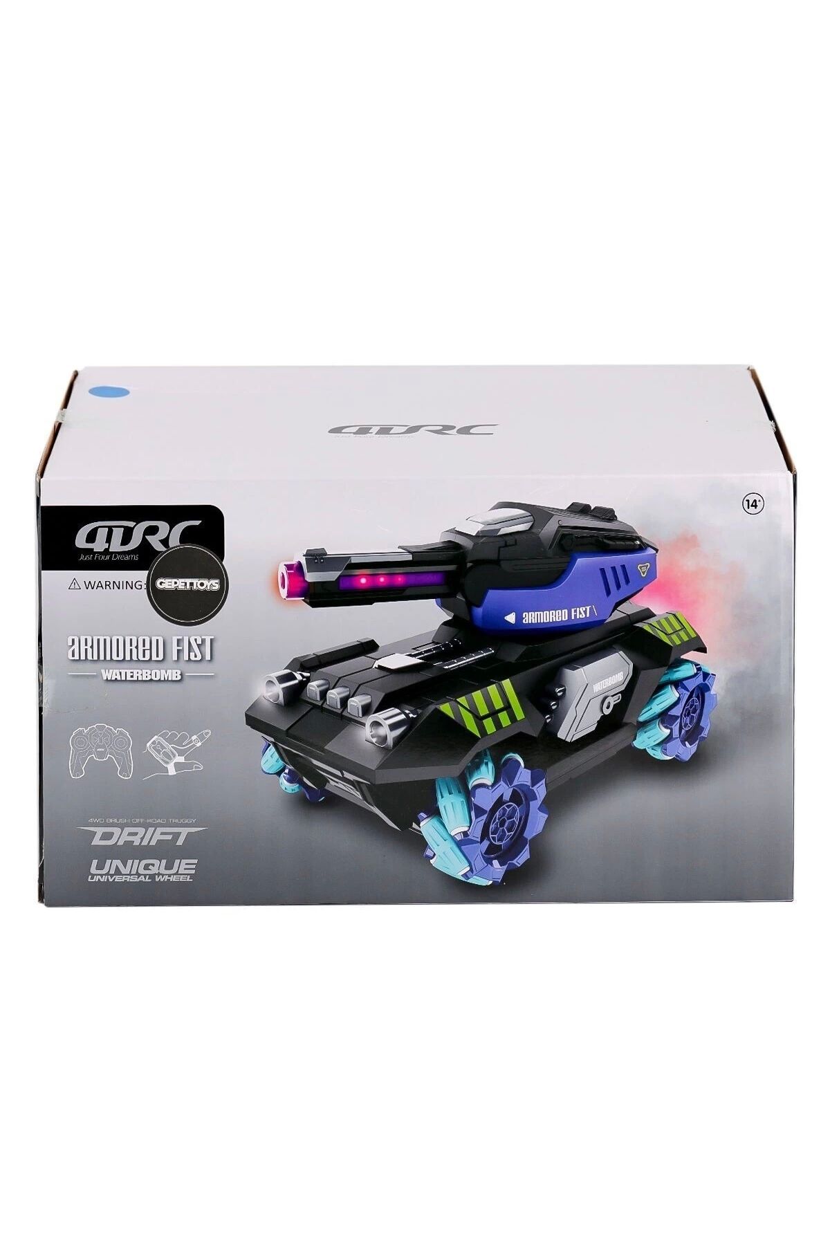 shop 4D-Y11 Kumandalı Sesli Işıklı Drift Tank