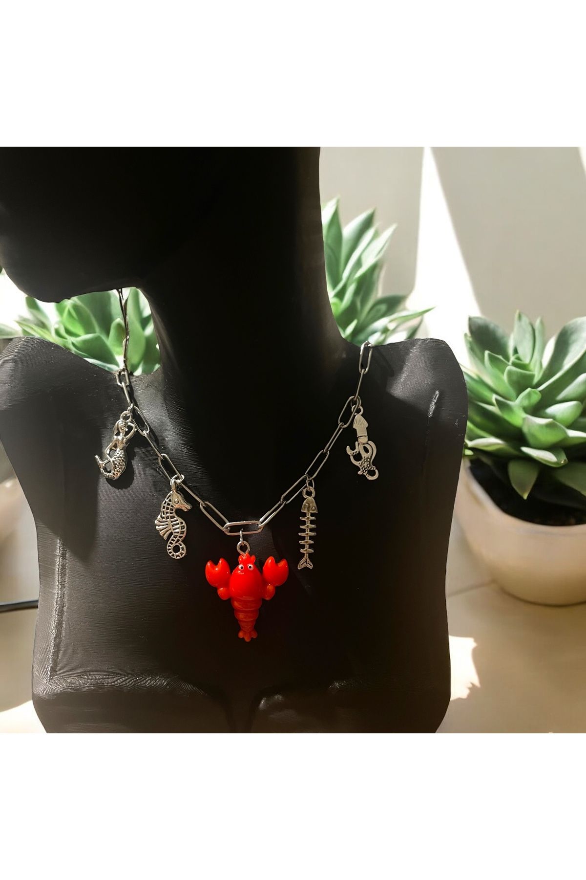 IDORIA Charm Kolye Deniz Temalı
