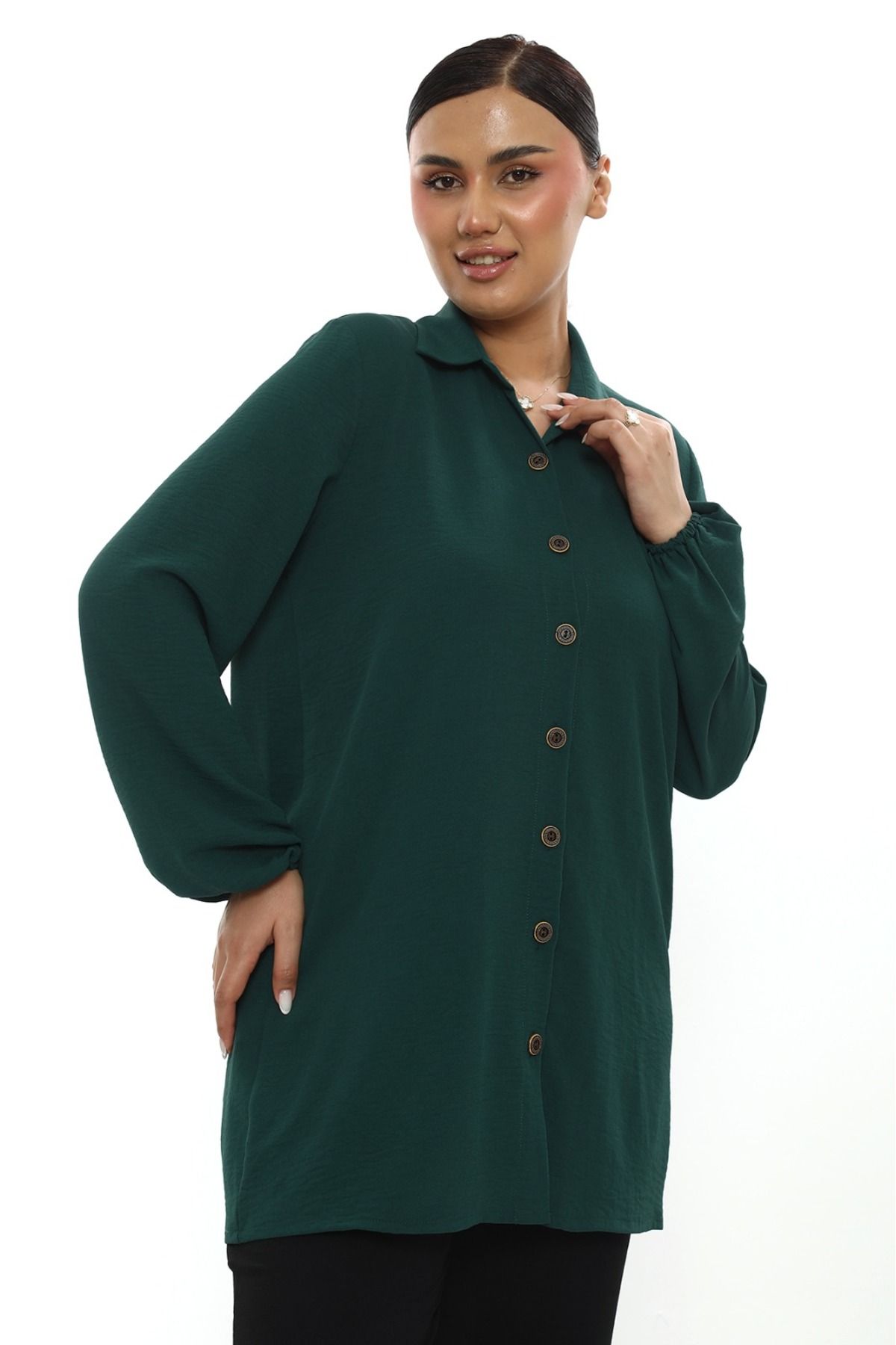 Butik Aerobin keten tunik