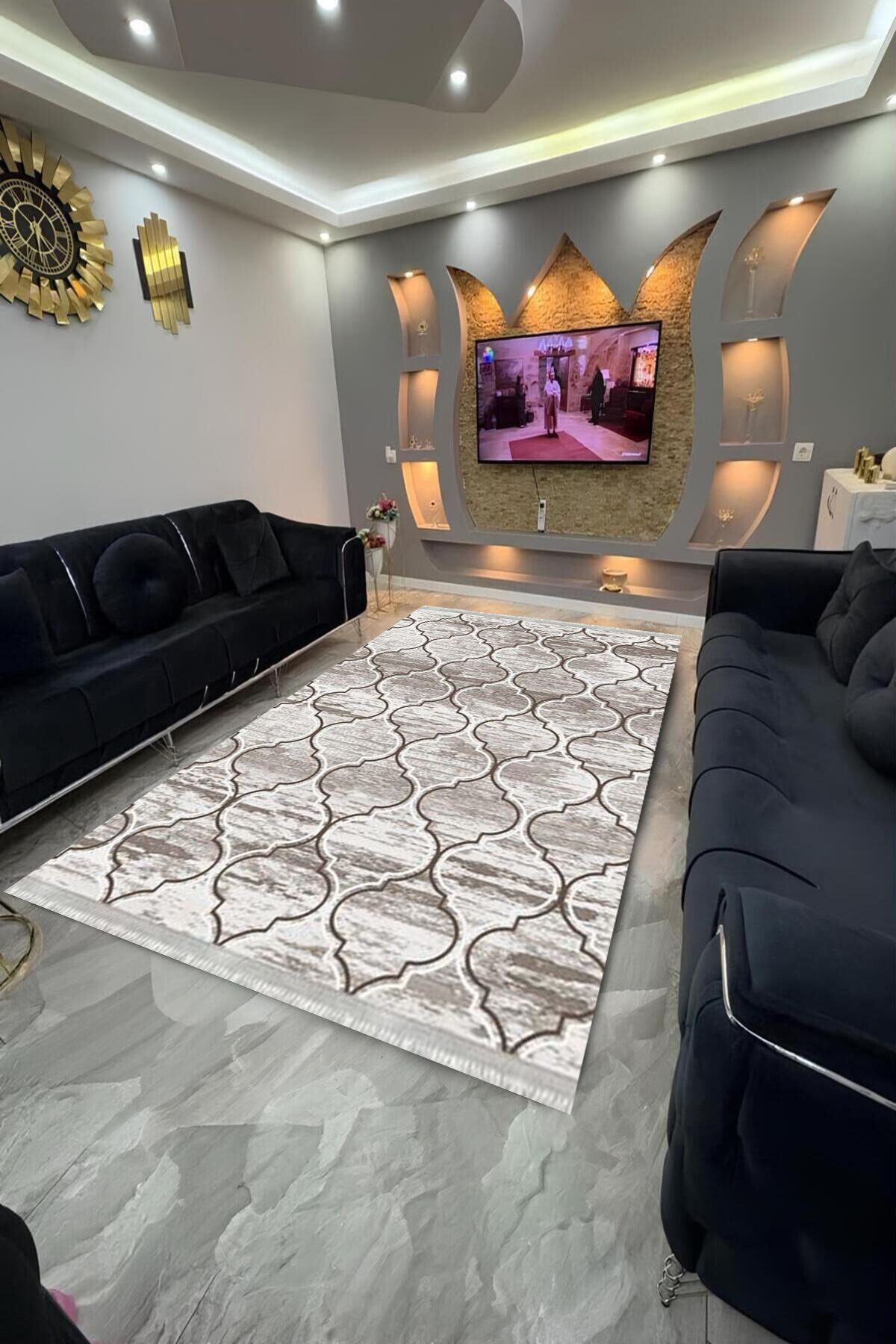 Home Dot Tabanlı yıkanabilir, leke tutmayan halı