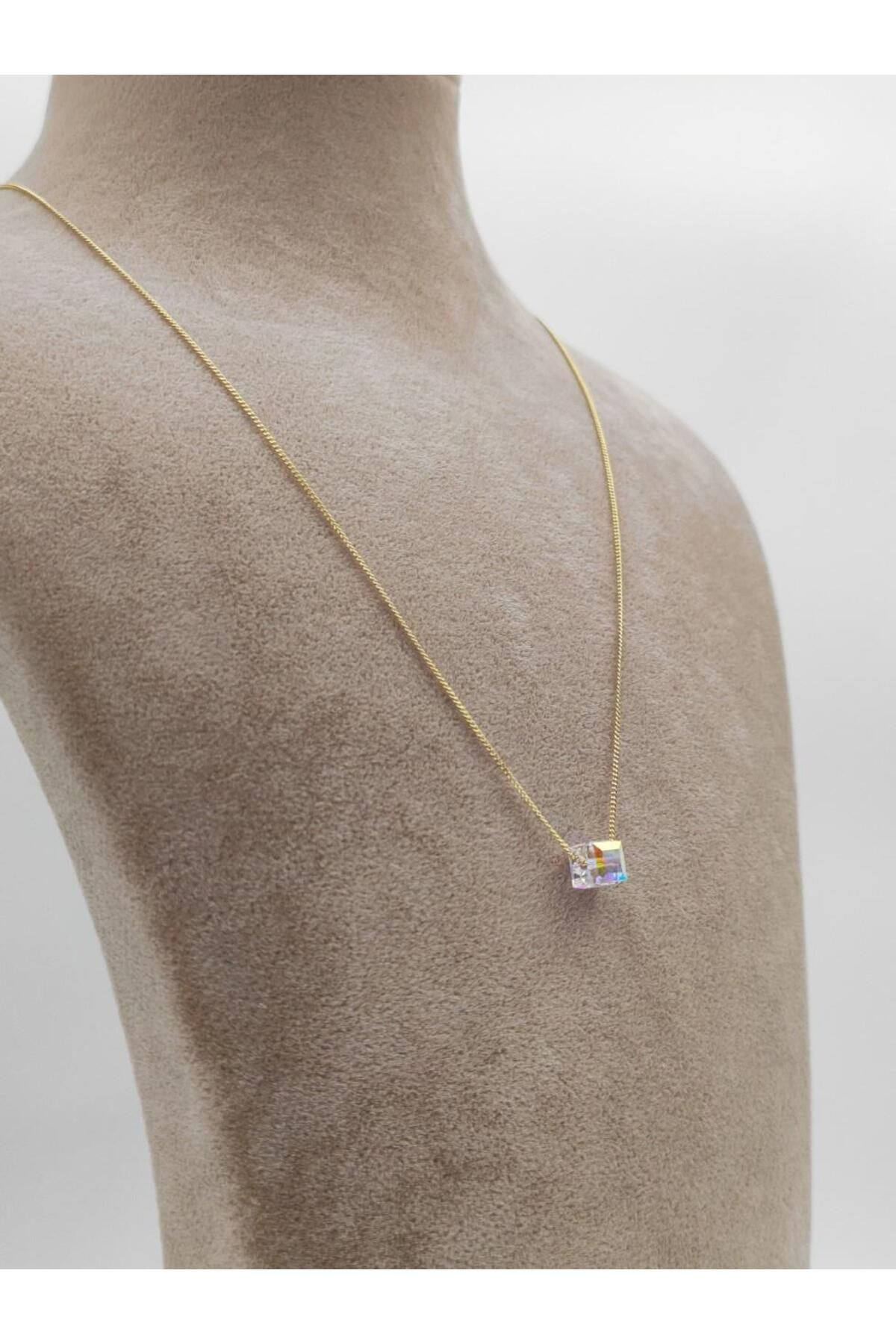 Nsl Jewels KÜP TAŞ KOLYE