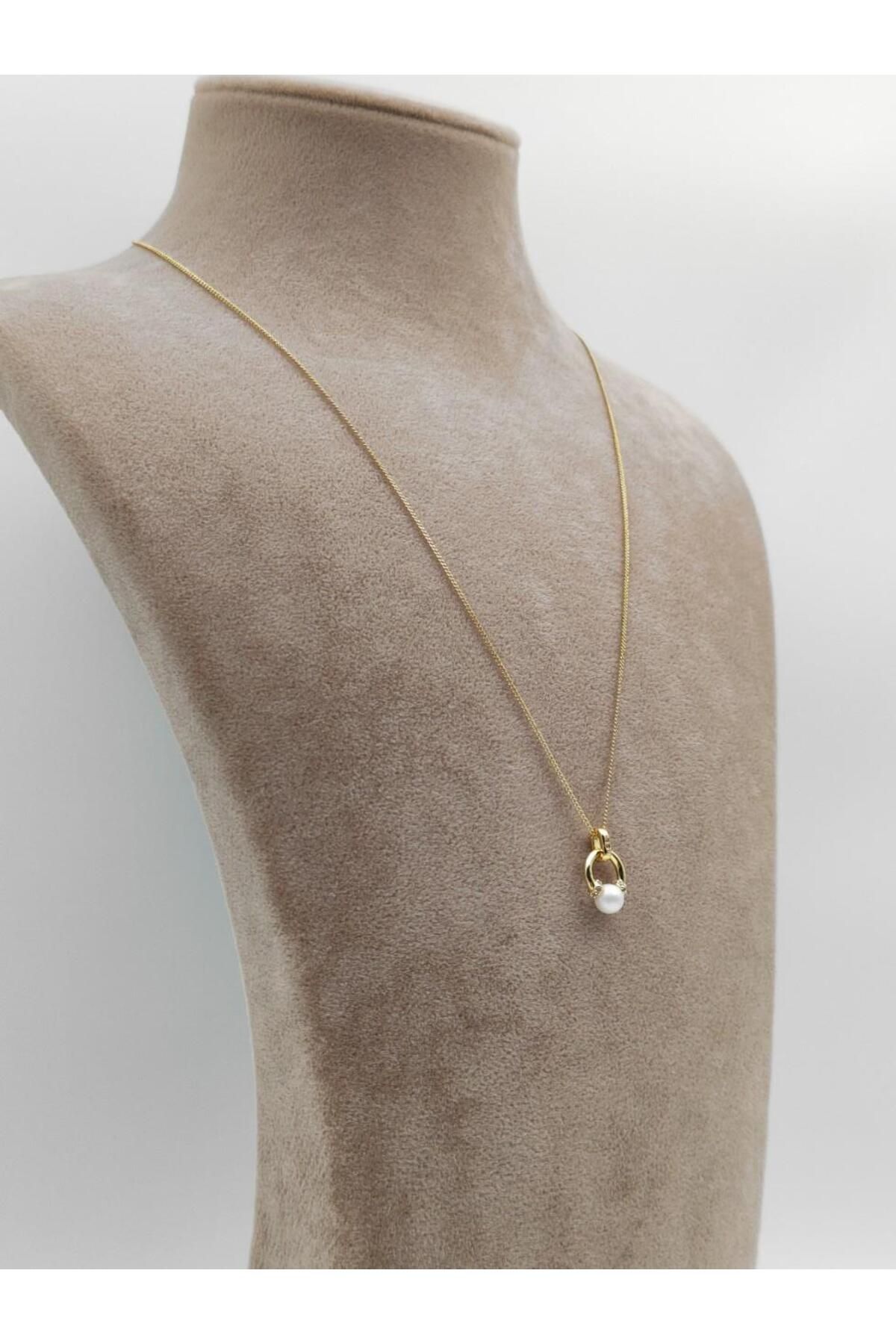 Nsl Jewels İNCİ DETAY KOLYE