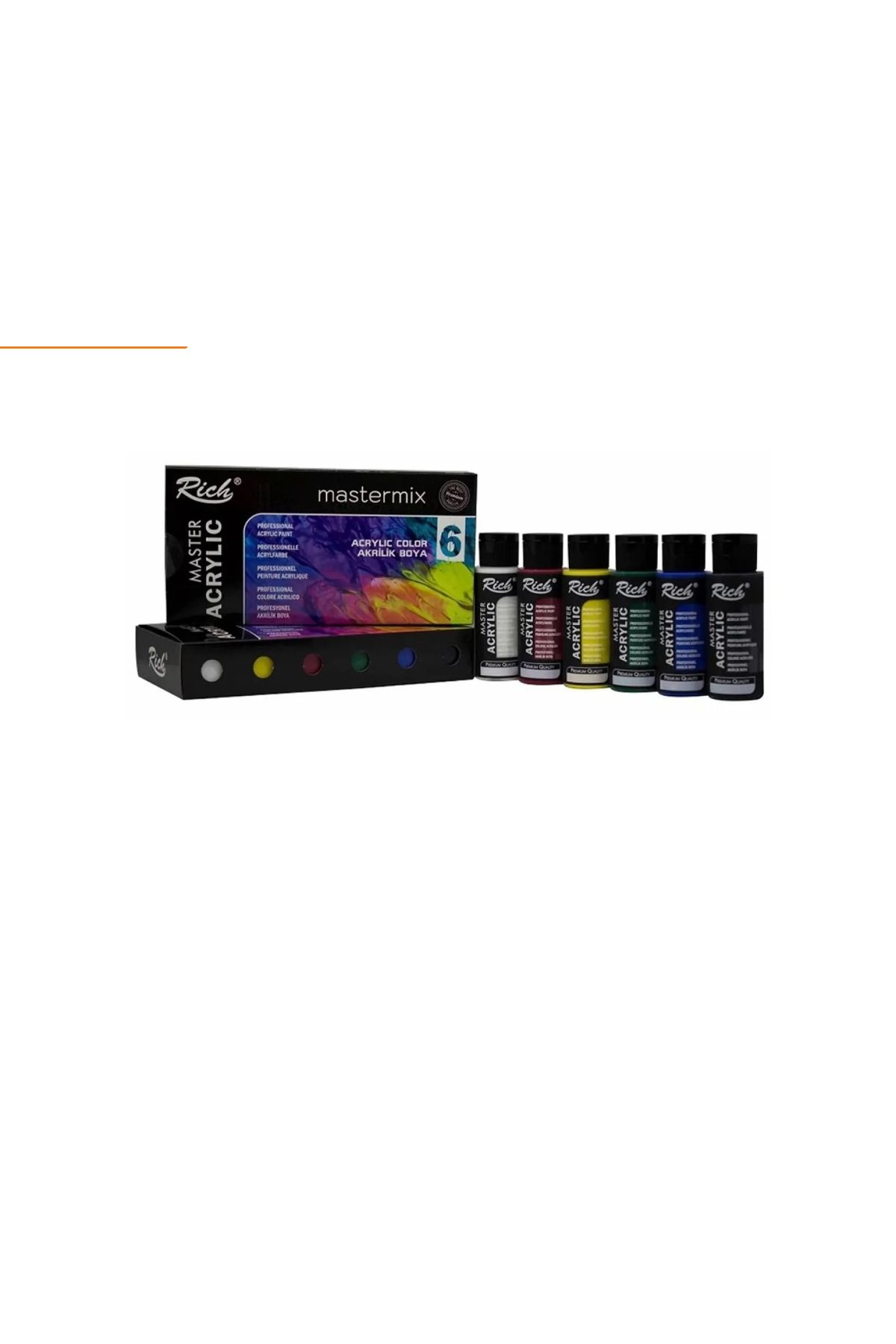 Atölyeizgi Rich master mix akrilik set 60 cc 6’lı