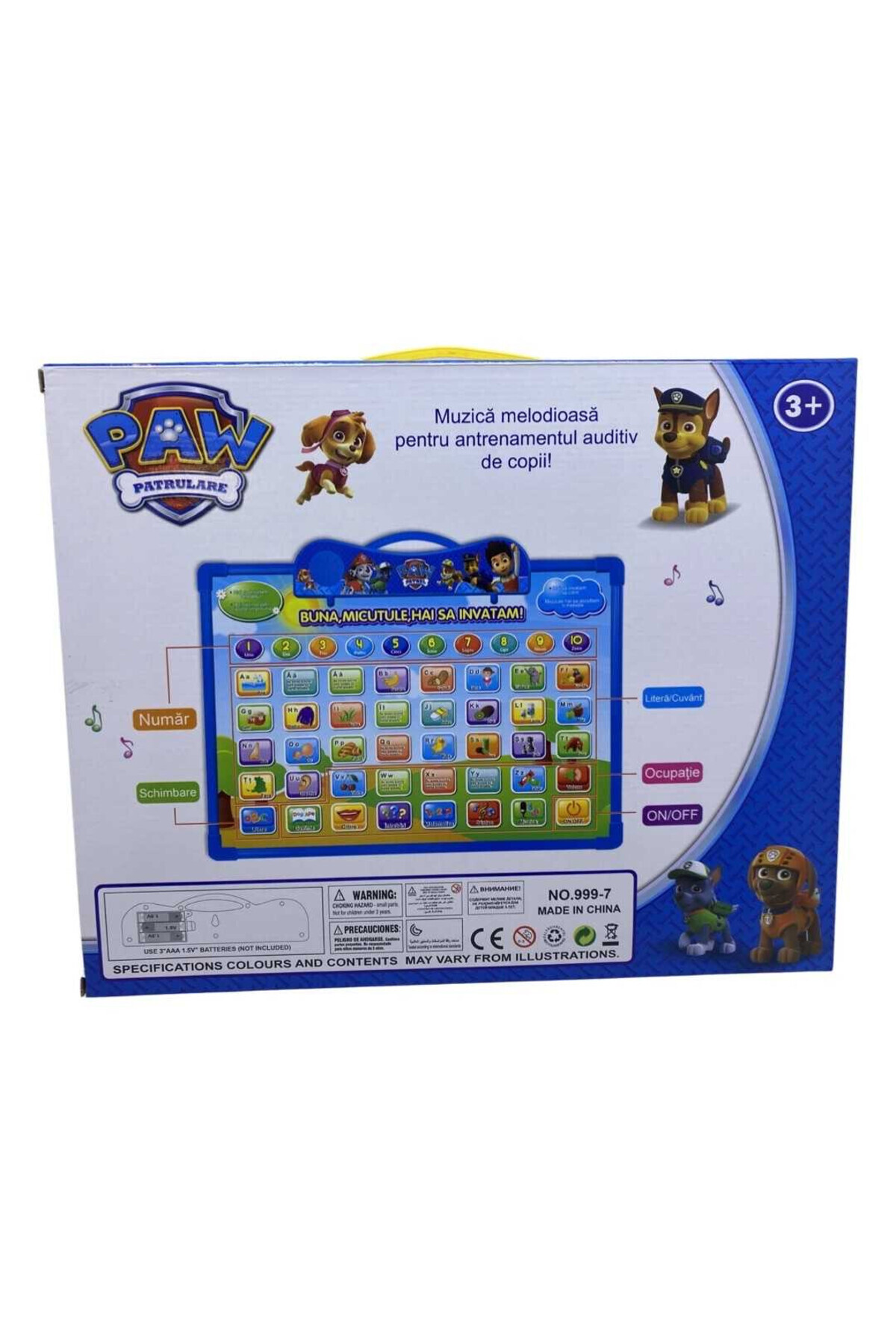 JPT Tableta touch in limba romana Patrula Catelusilor Paw Patrol- sa invatam alfabetul