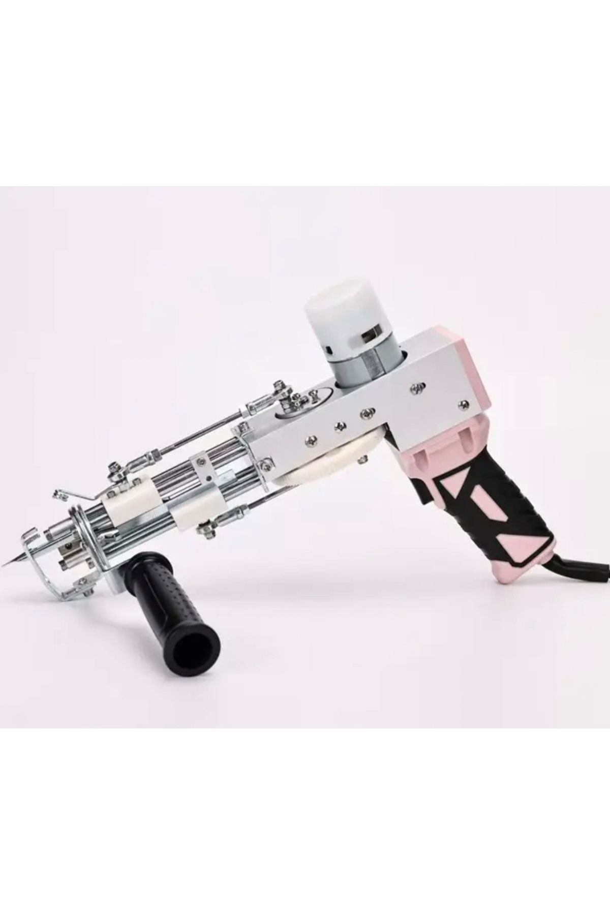 tufty Cut Pile Tufting Makinesi (TABANCA) (PEMBE-SİYAH KABZELİ)