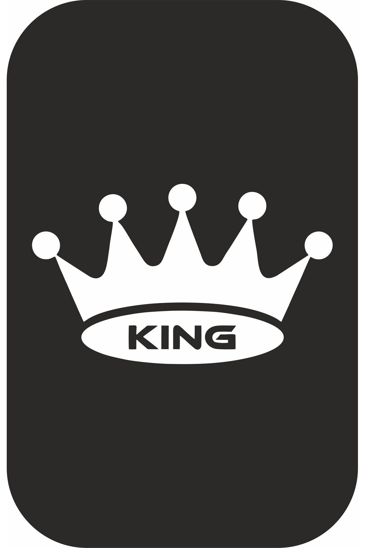 MS Major Selection Kral Tacı King Araç, Araba, Oto, Motorsiklet, Kask, Laptop, Cam Sticker 21x13 cm