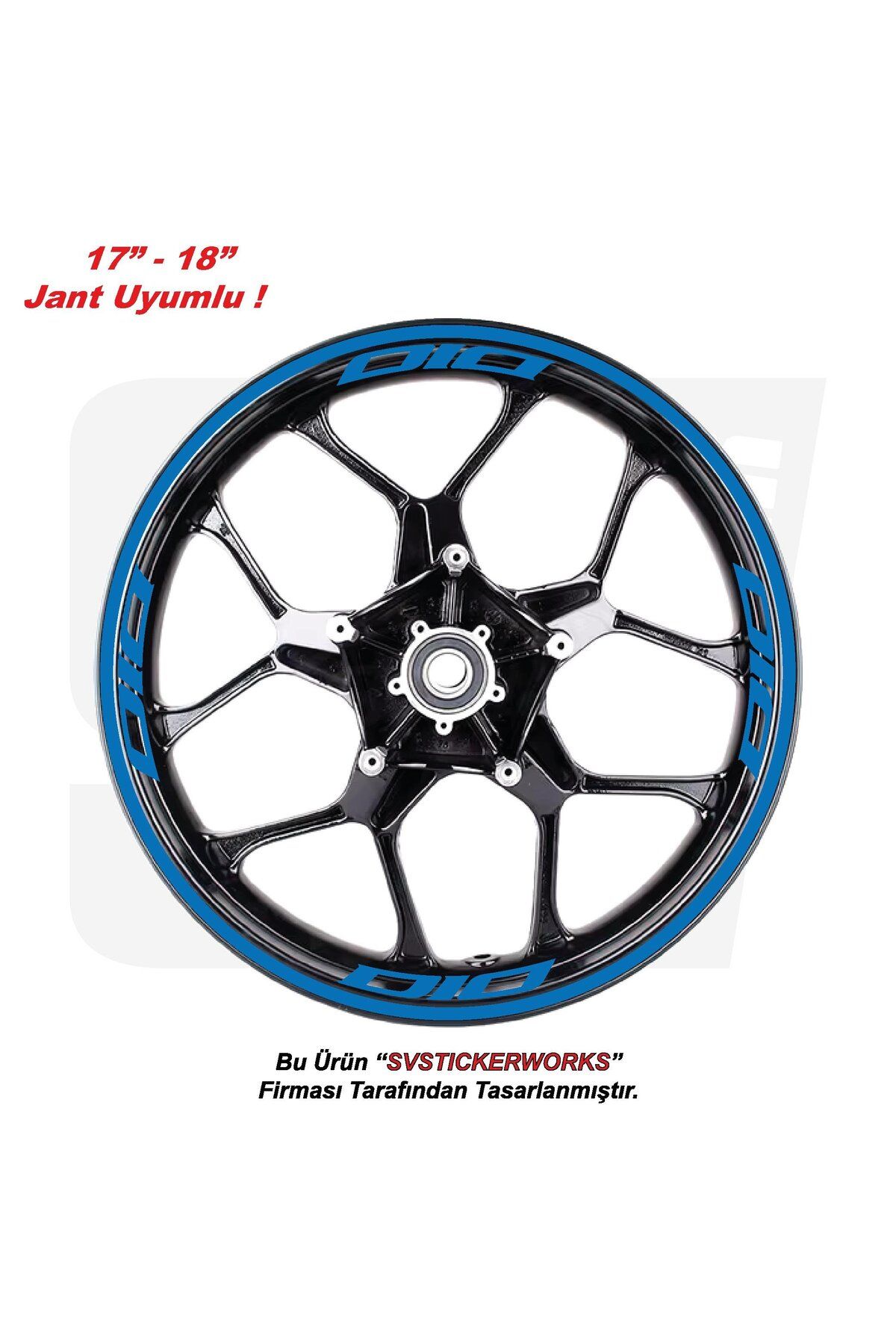 ARONA Honda Dio Motosiklet Jant Şeridi 32'Li Set Sticker Etiket Modeli
