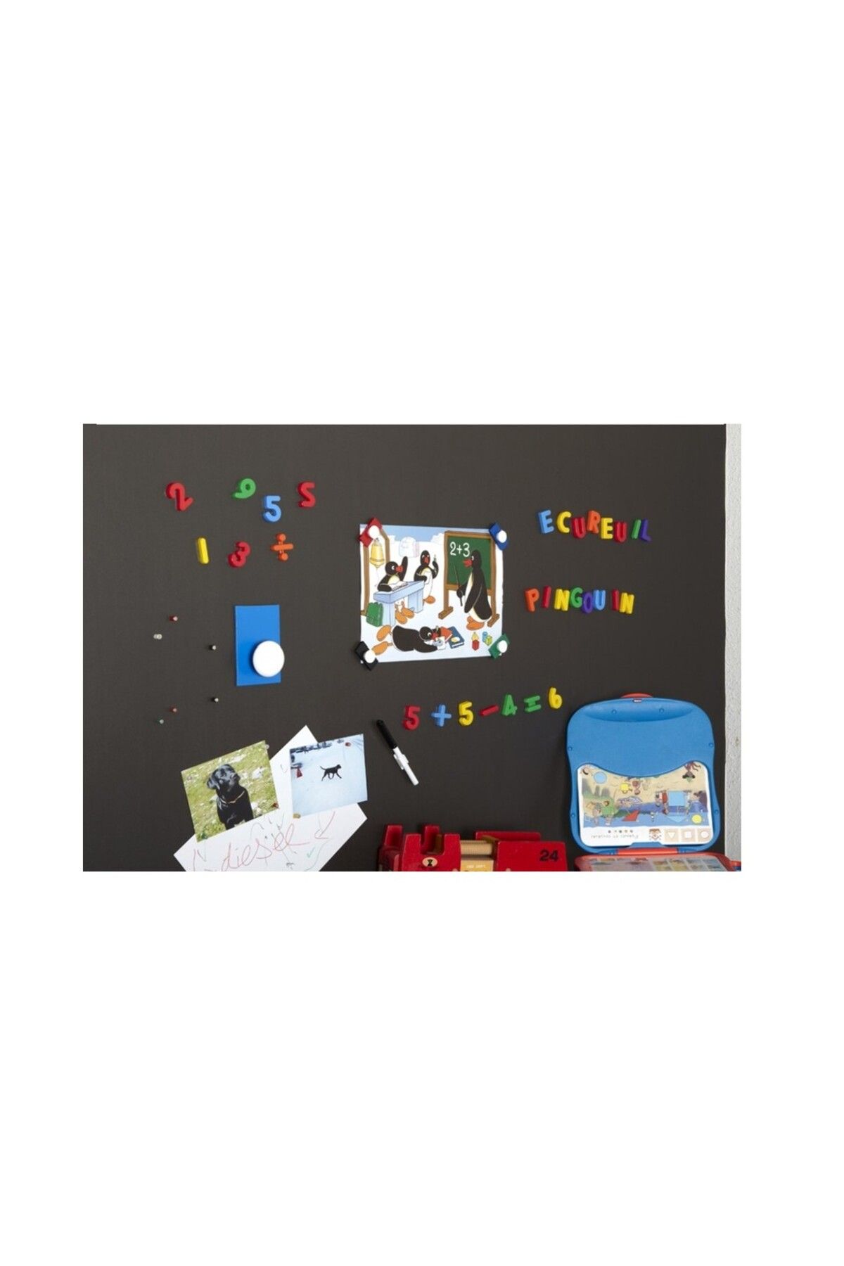 Hdg-Adhesive Magnet Board Black Decorative Magnet Board 35X50 cm - Black 2