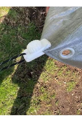 DarkFin Kamp/Karavan Gölgelik Brandası Asma Klipsi Yer Örtüsü Sabitleme Klips...