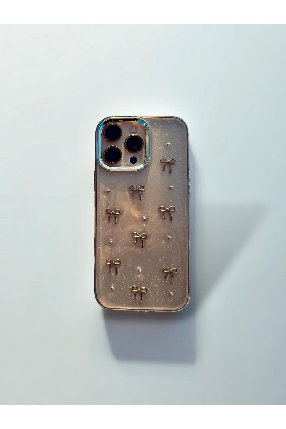 zore Kurdele&Sim Detaylı Şeffaf iPhone Kılıfı