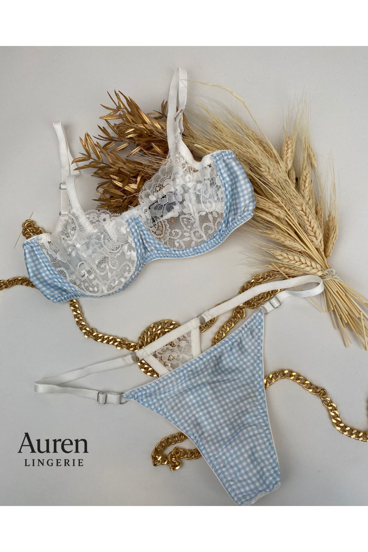 Auren Lingerie Mavi Pötikare