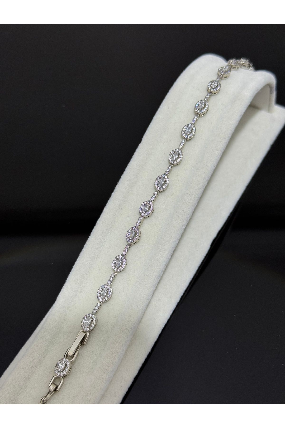 XUPING JEWELRY 316L zirkon taşlı çelik bileklik paslanmaz kararmaz