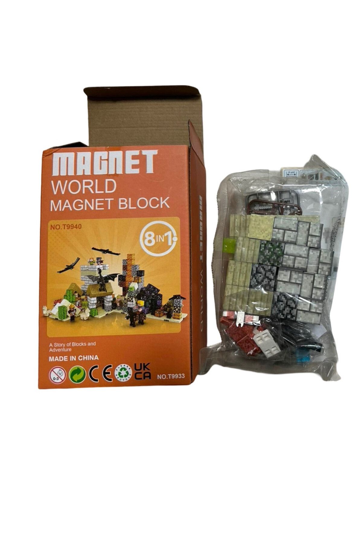 JPT-Magnetic Building Blocks Set - Pixelated Tower Defense Inspired by the Minecraft Universe 2